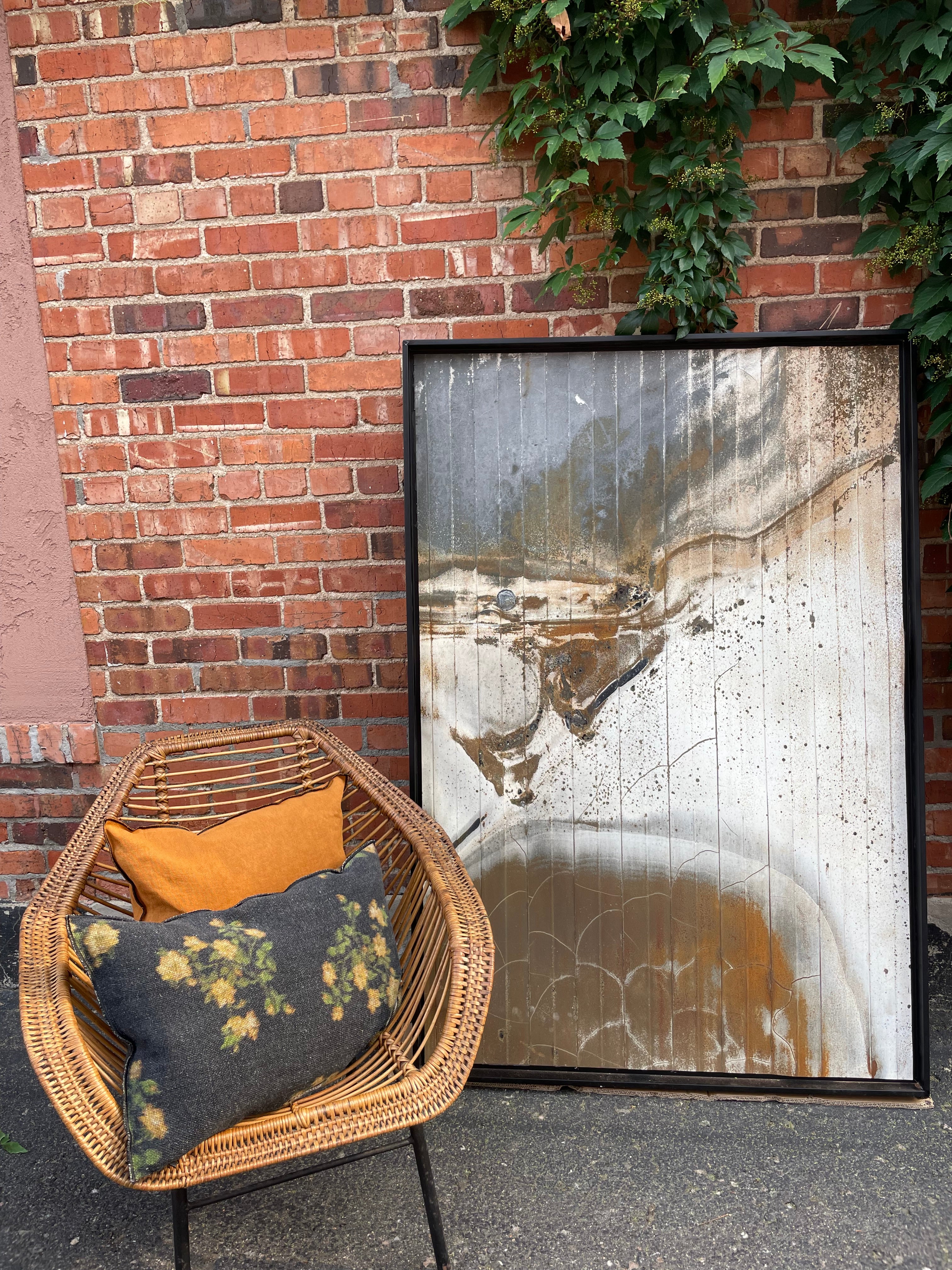 Reclaimed Corrugated Steel Art