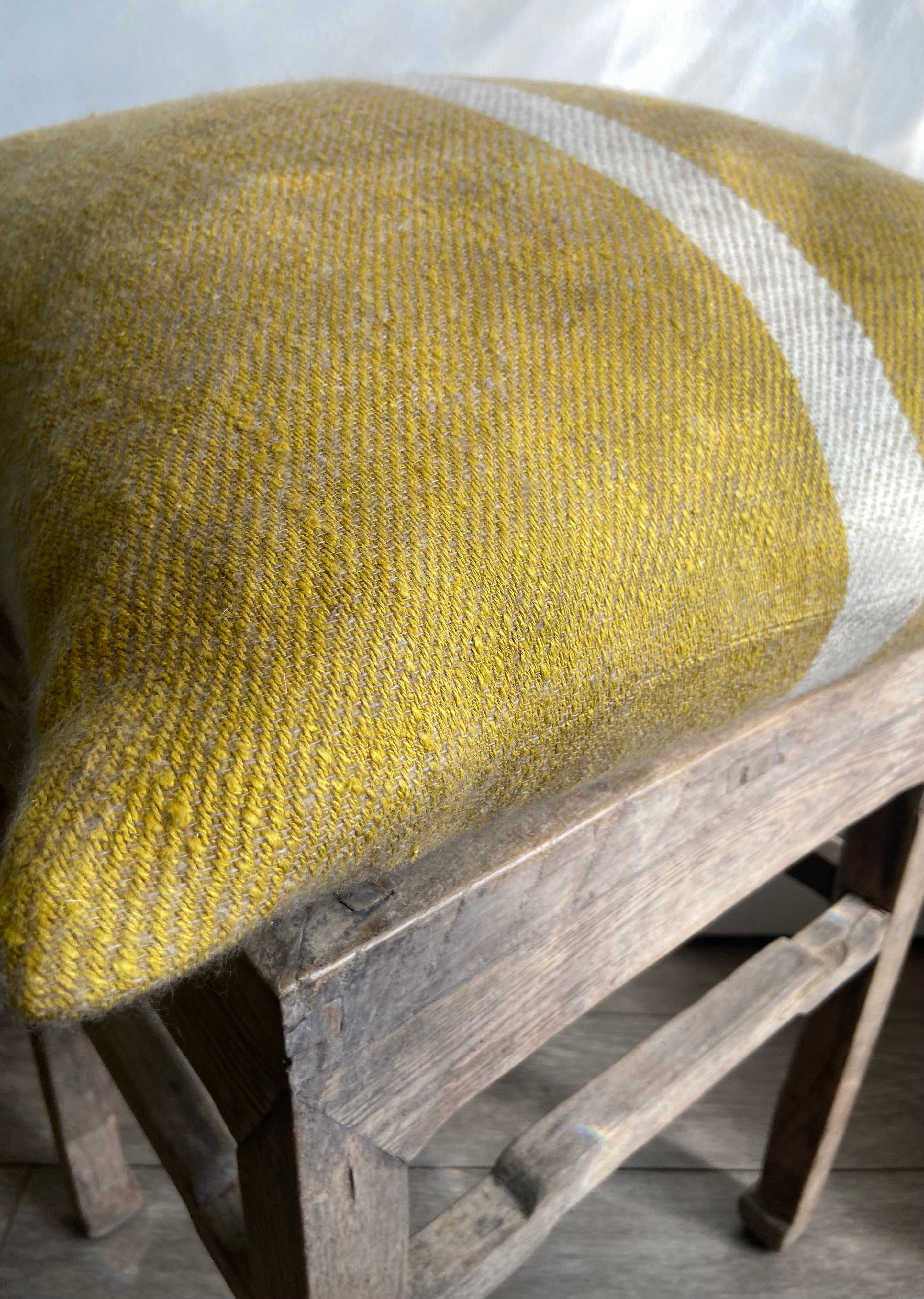 Cashmere Silk Stripe Cushion 20" x 20"