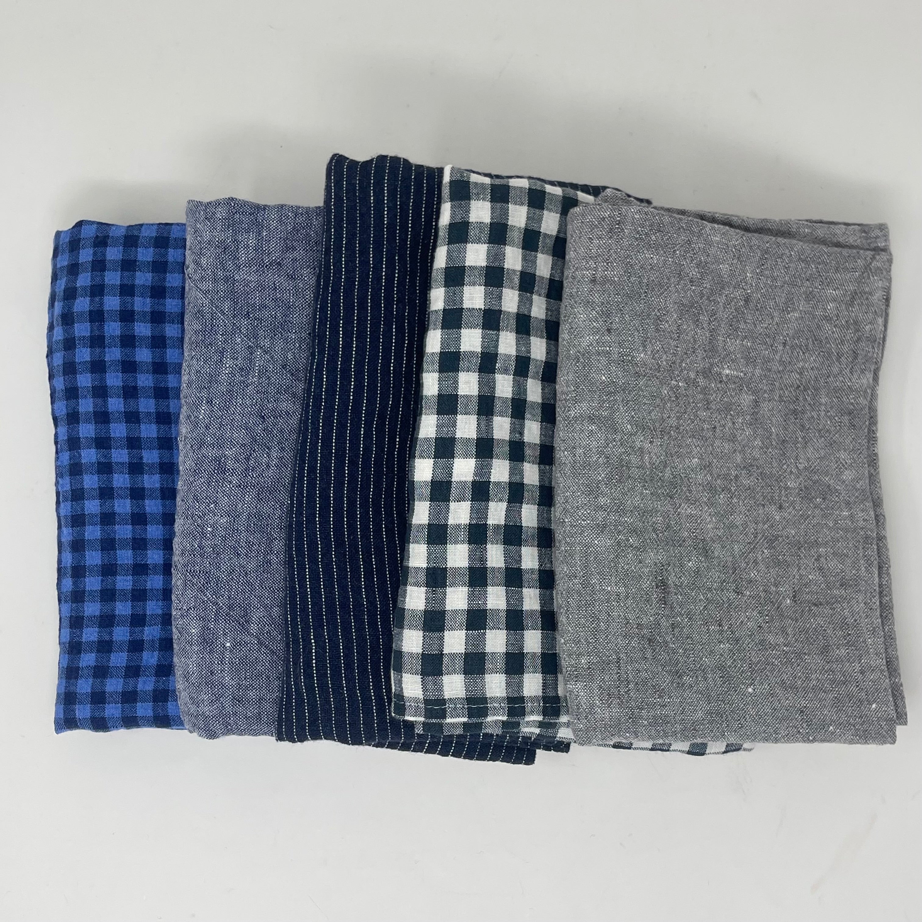 Linge Particulier Patterned Linen Dishtowel Apron