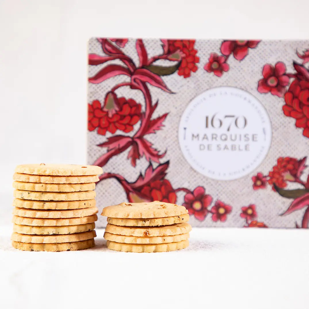 La Sablesienne "Floral Reverie" Shortbread Biscuit Assortment in a Decorative Tin