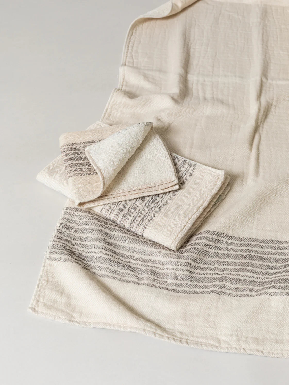 Homebody Denver Flax Line Bath Towel - Thumbnail 3