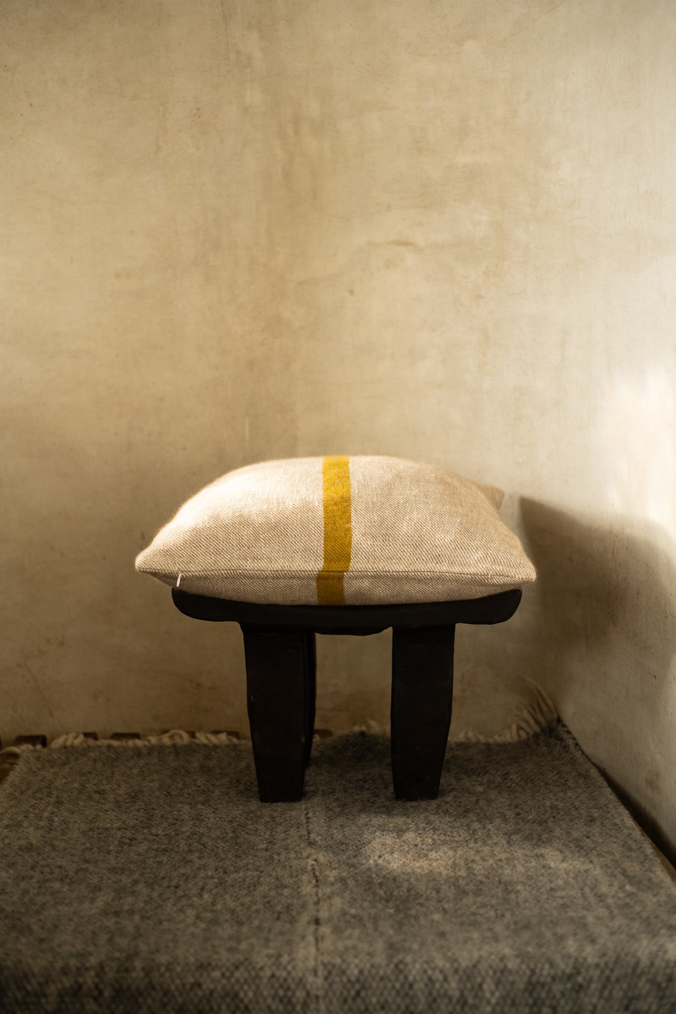 Cashmere Silk Stripe Cushion 20" x 20"