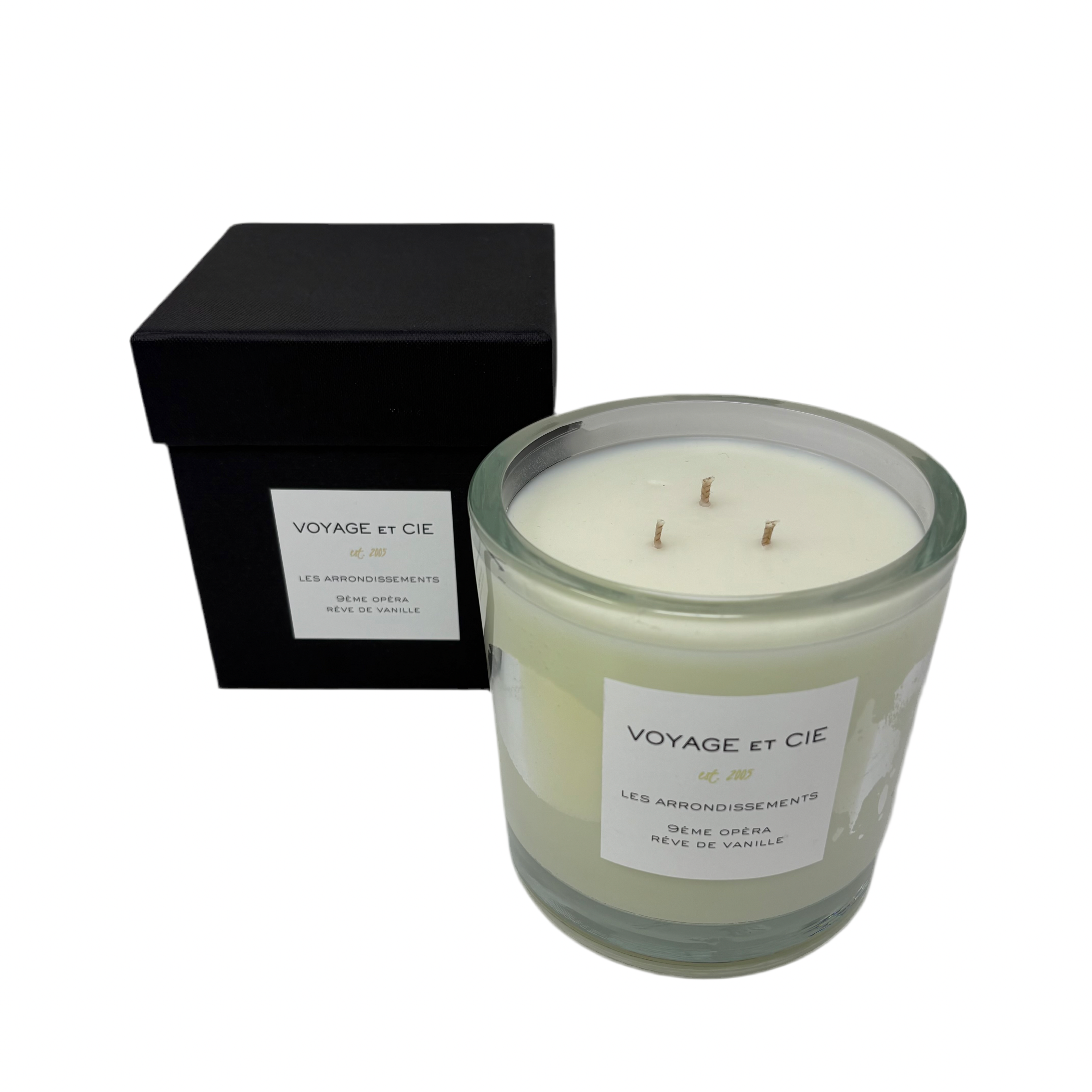 Voyage et Cie Candle 5" Three Wick 30oz.