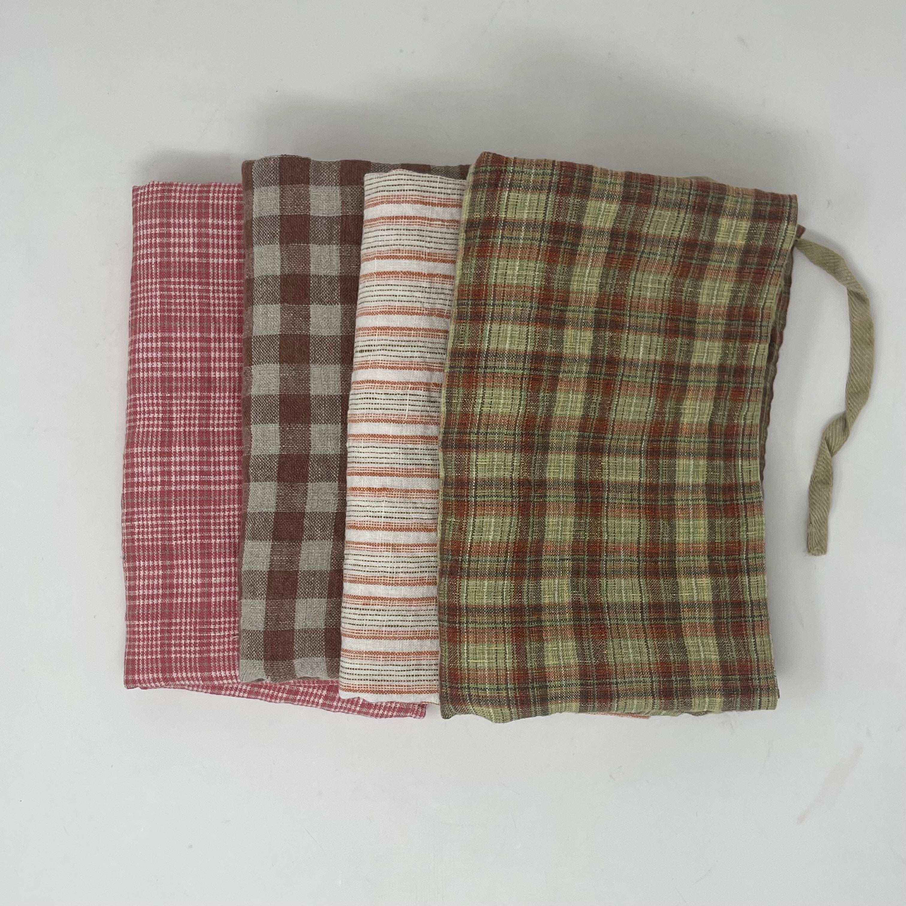 Linge Particulier Patterned Linen Dishtowel Apron