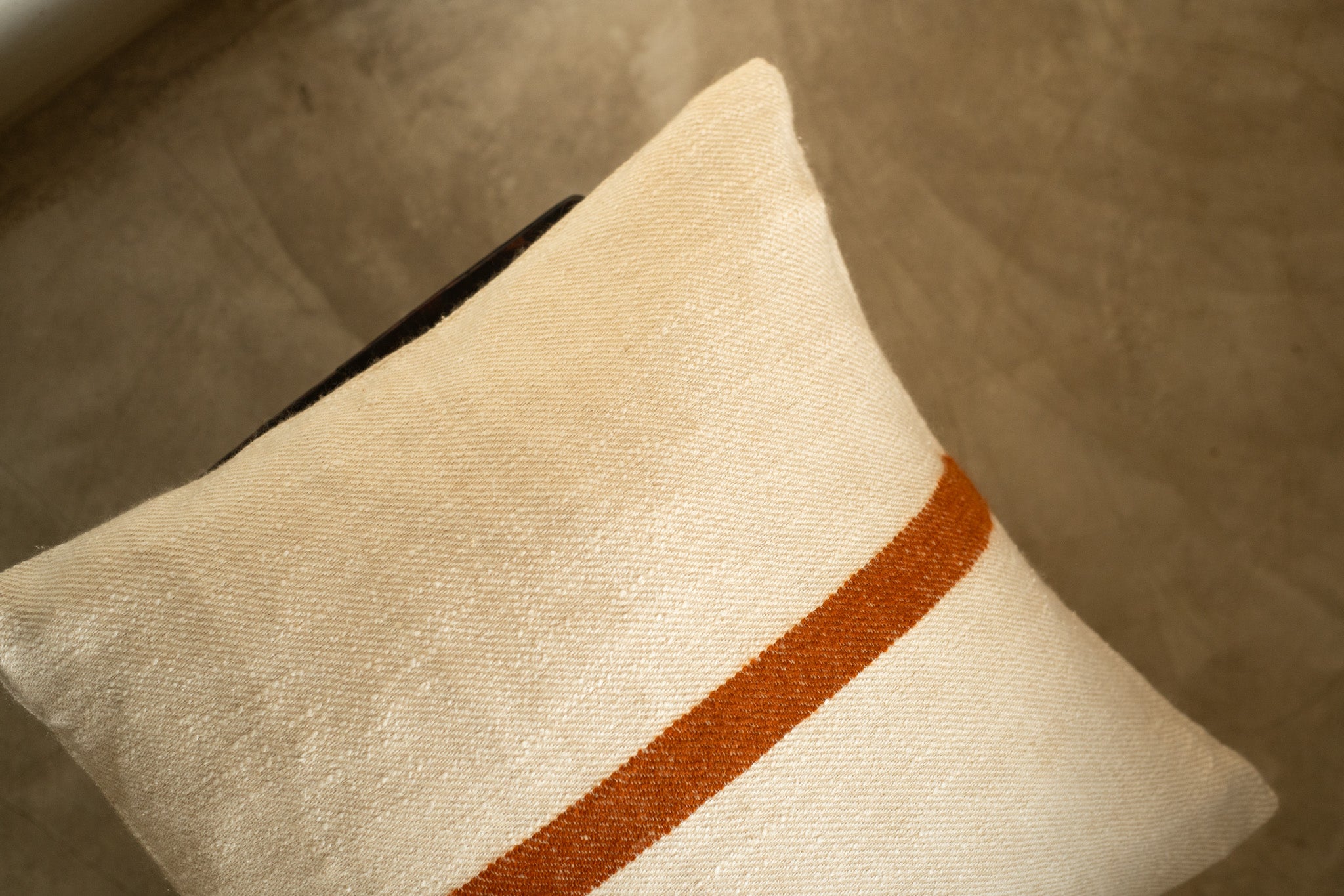 Cashmere Silk Stripe Cushion 20" x 20"