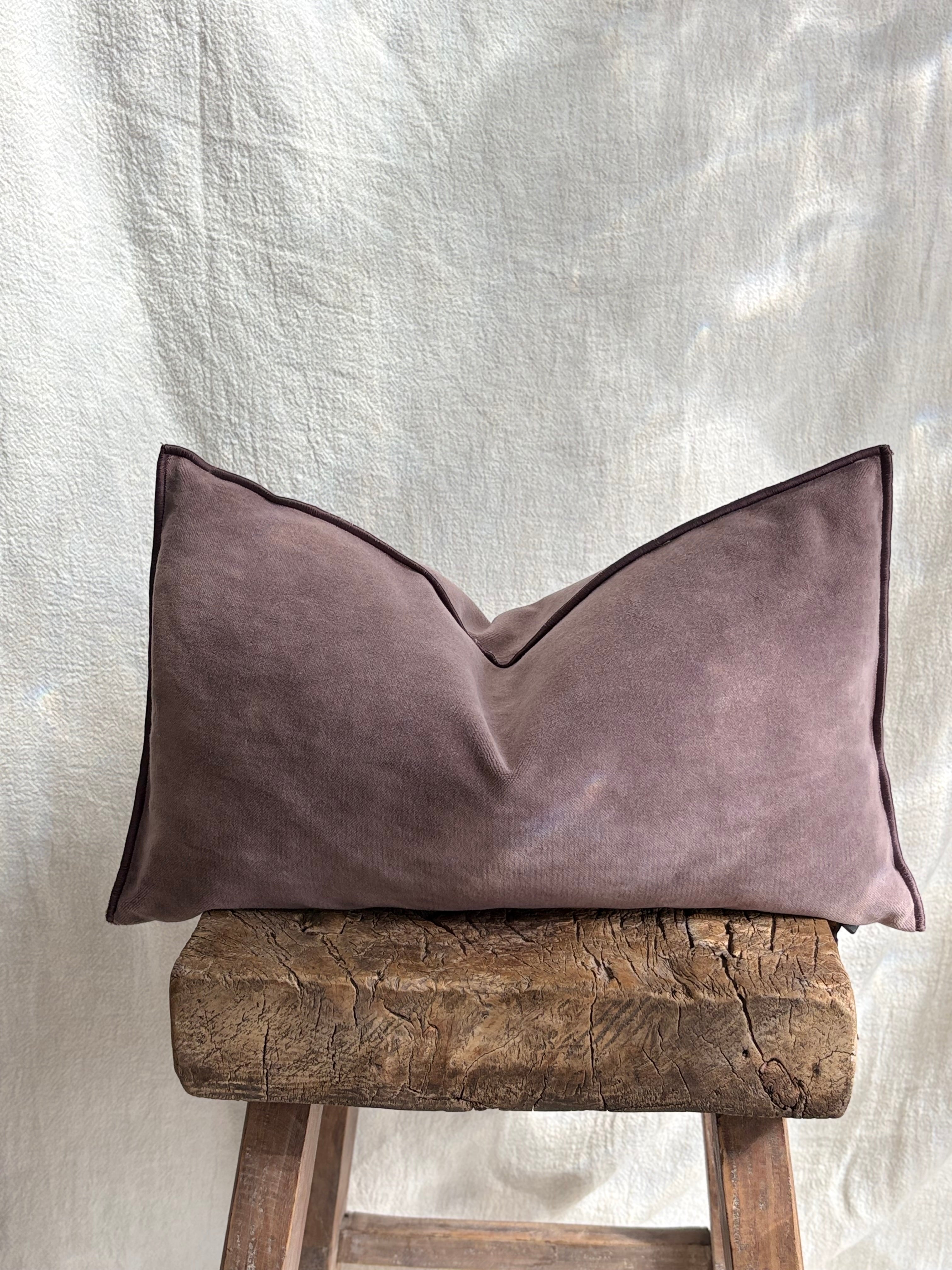 Maison de Vacances Cushion Vice Versa Vintage Velvet 12" x 20"