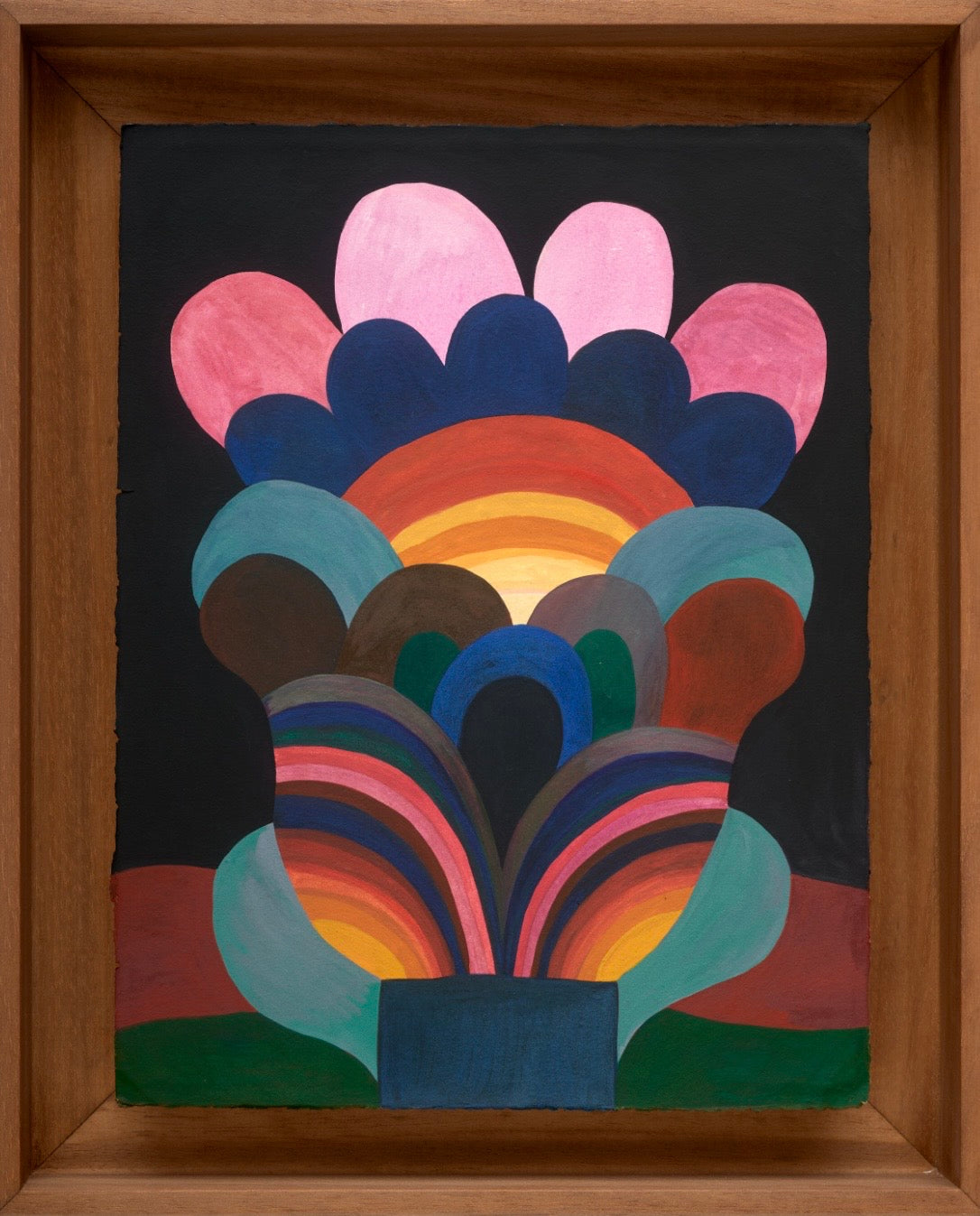 Caroline Rennequin Framed Painting 17.7" × 13.8"