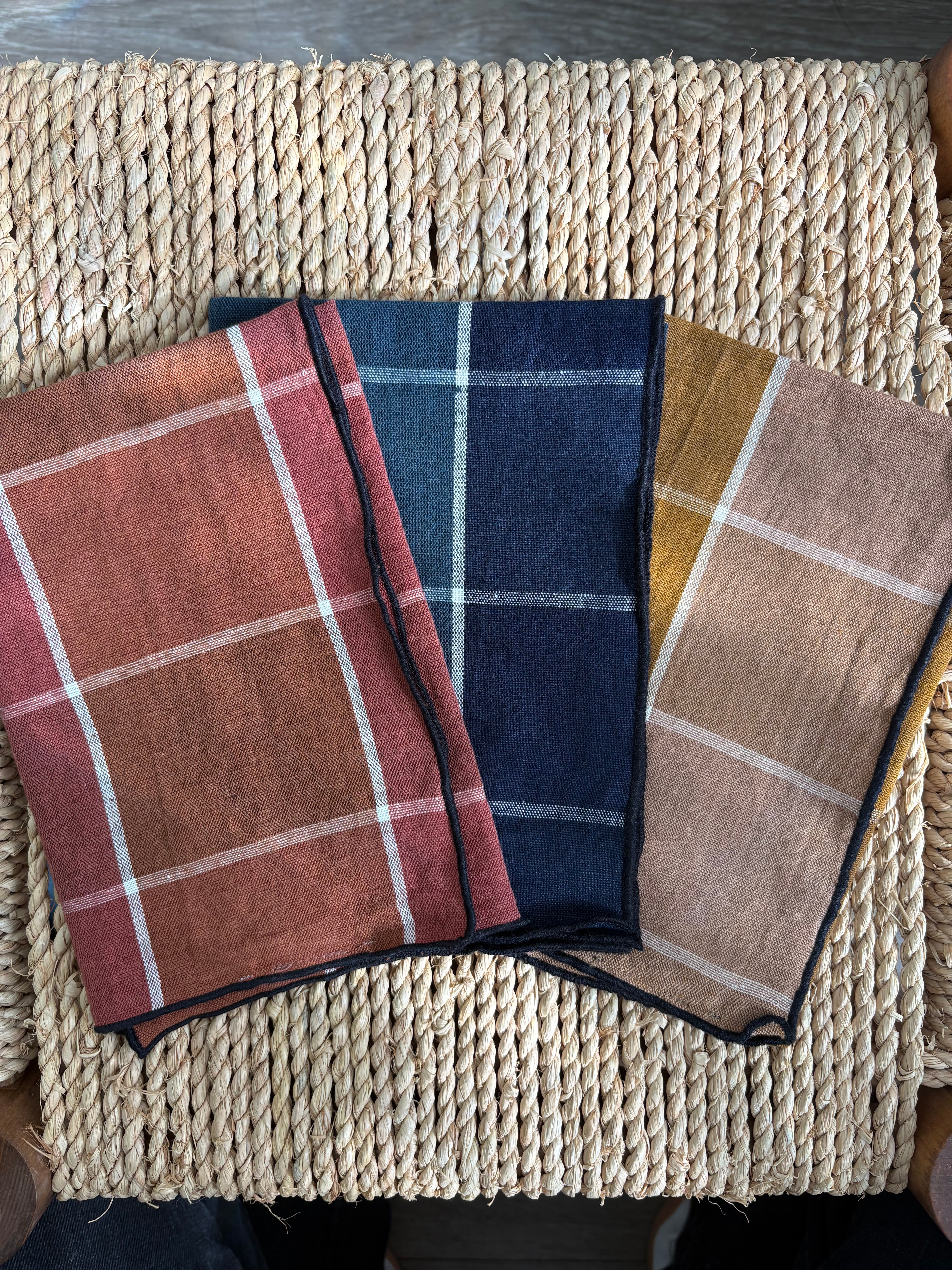 Maison de Vacances Napkins Bourdon Canvas Mimi Nara, Set of 4