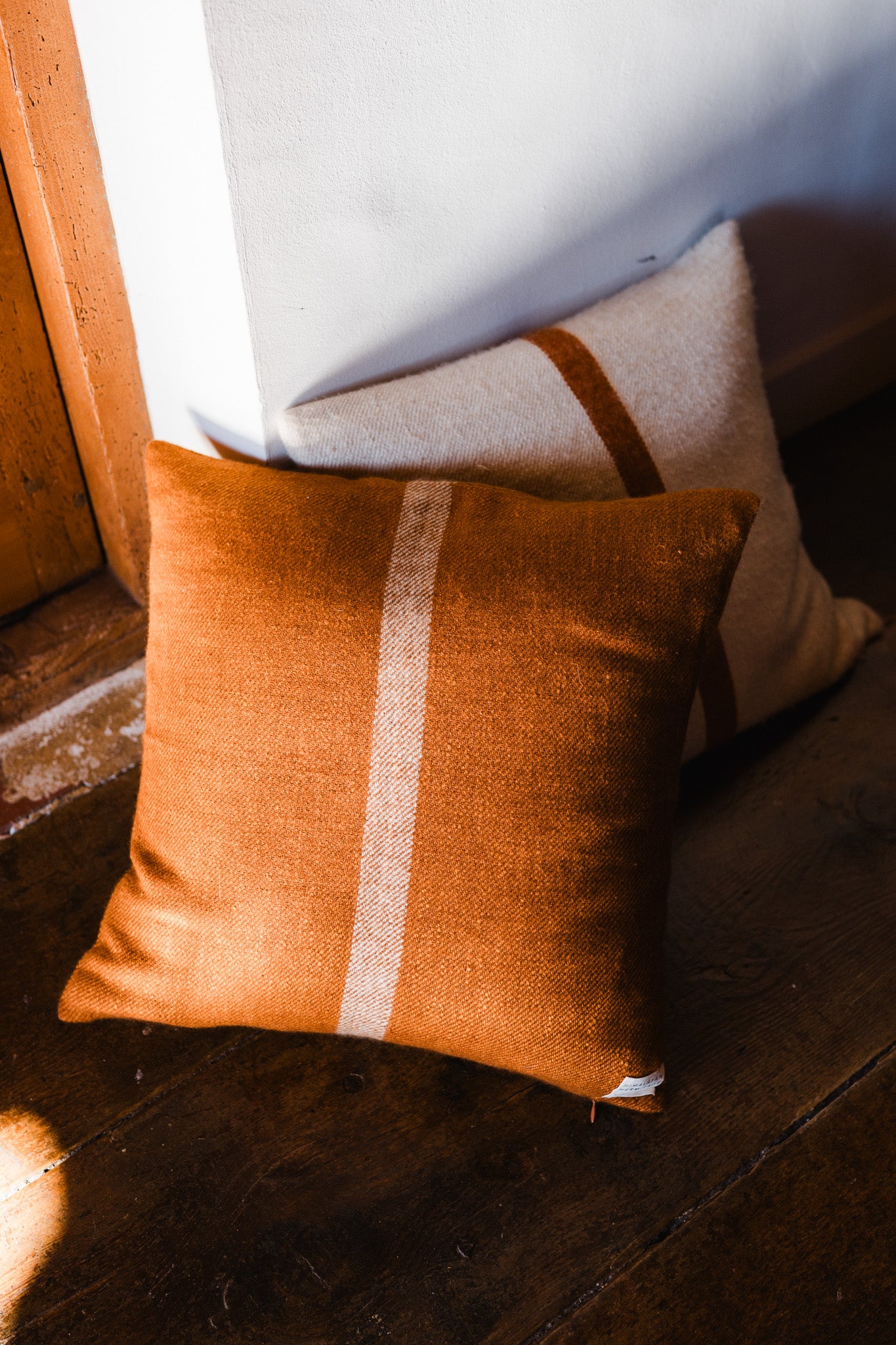 Cashmere Silk Stripe Cushion 20" x 20"