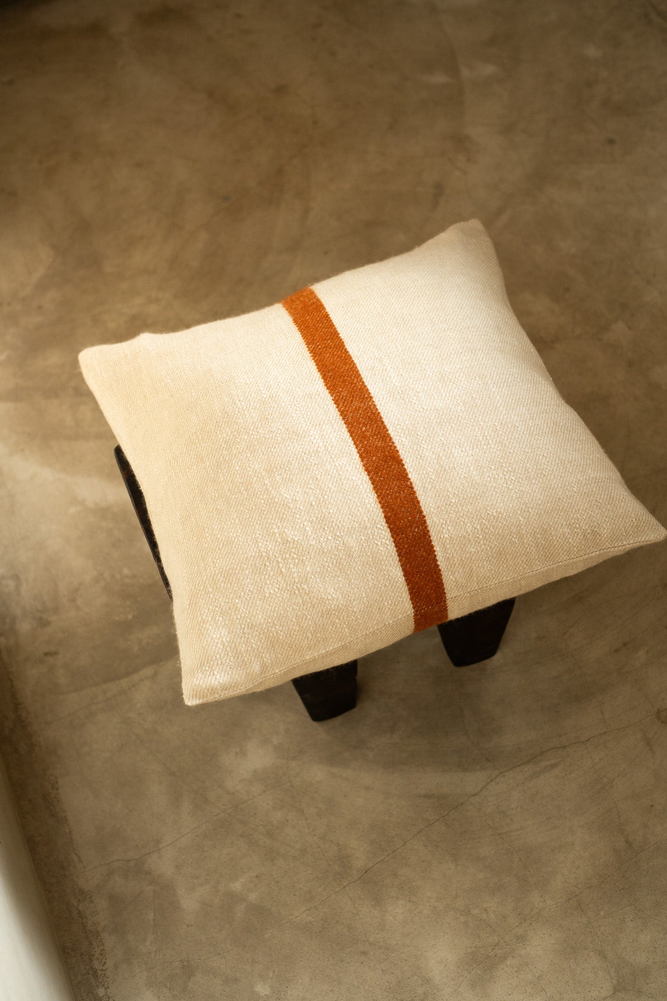 Cashmere Silk Stripe Cushion 20" x 20"