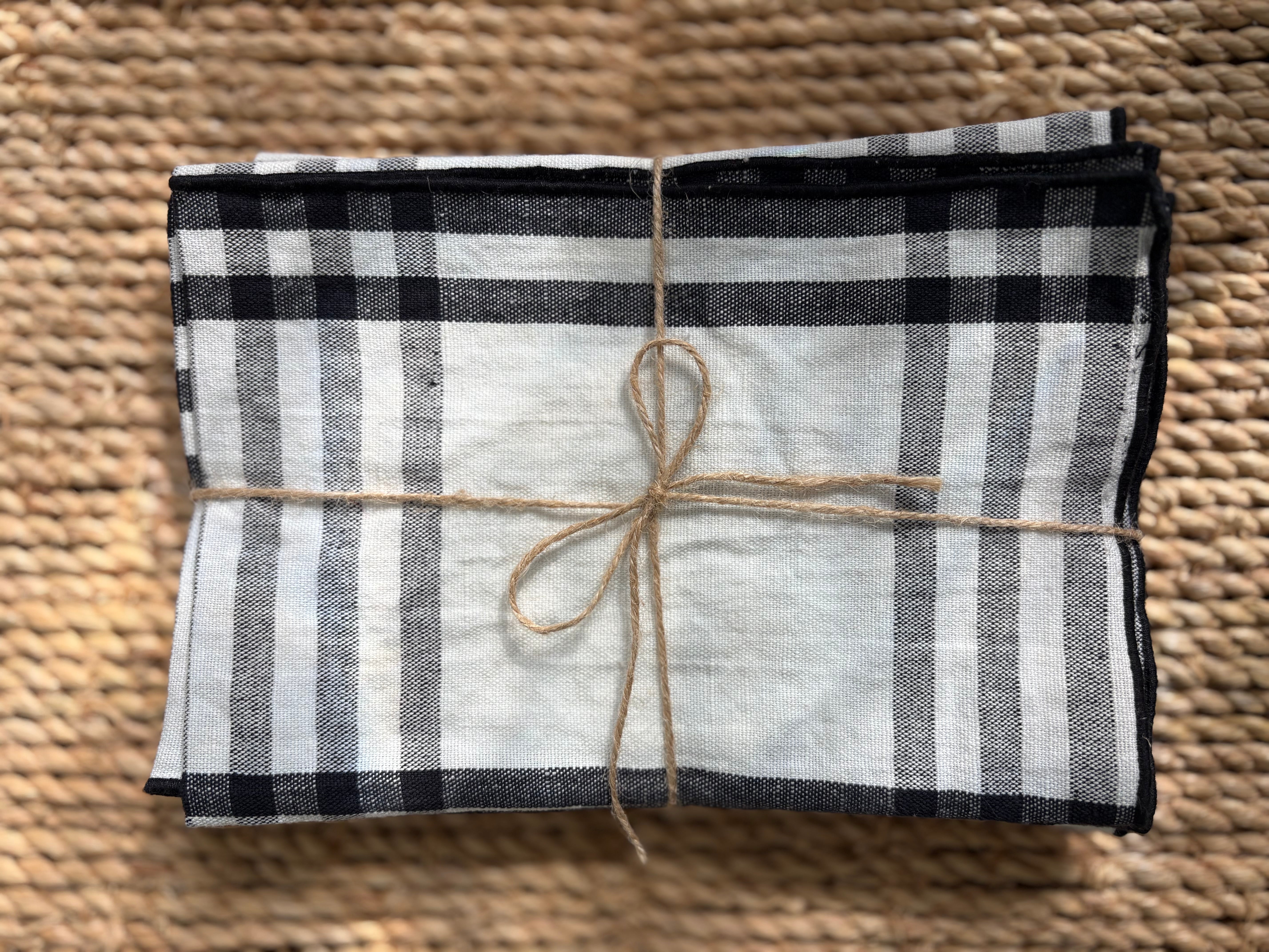 Napkins Bourdon Canvas Mimi Country, Set of 4