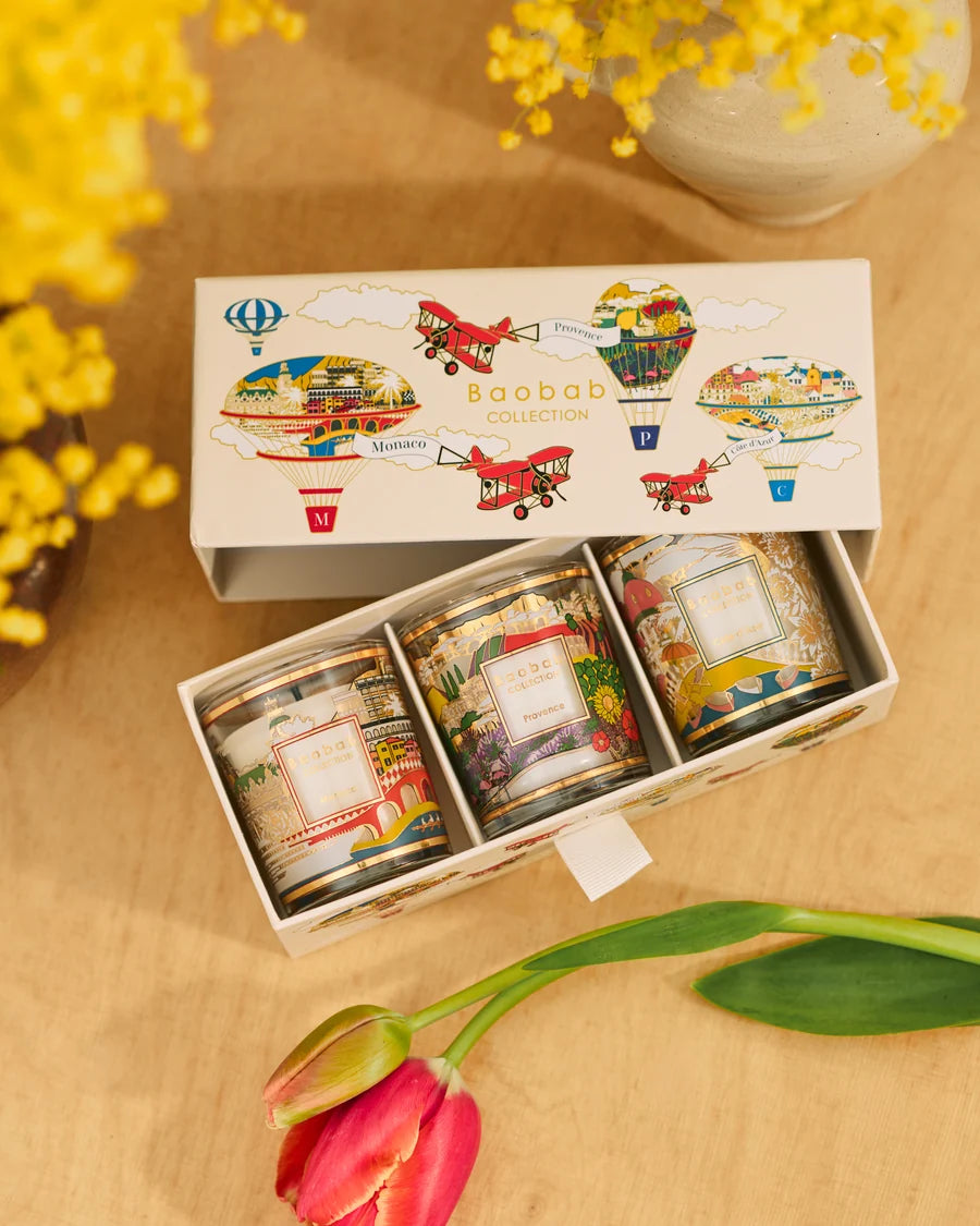 Baobab Collection Trio Travel Candles