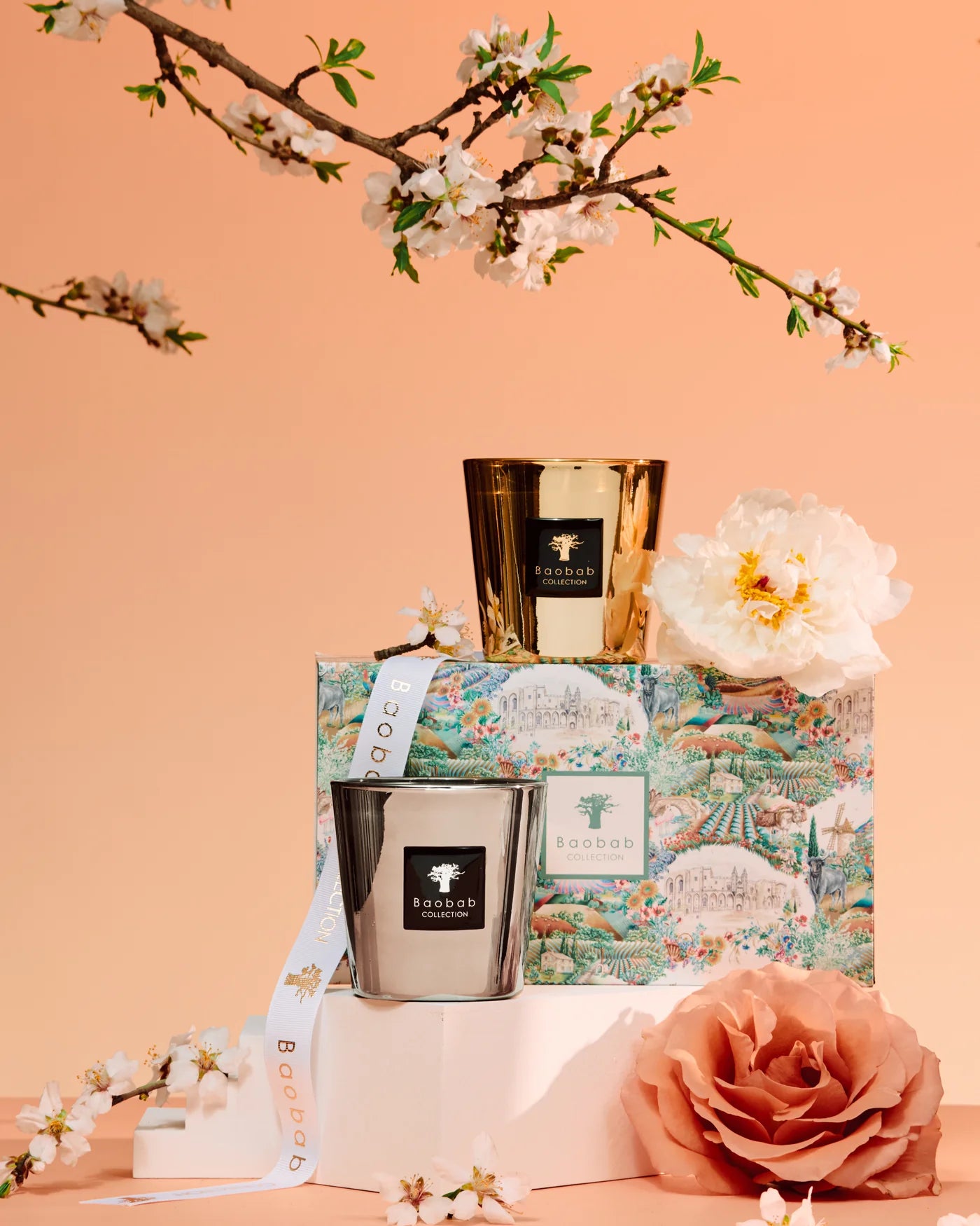 Baobab Collection Duo Candles Les Exclusives MAX 08 One Aurum/One Platinum