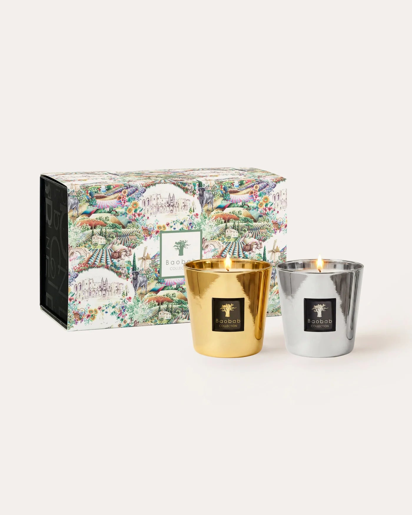 Baobab Collection Duo Candles Les Exclusives MAX 08 One Aurum/One Platinum