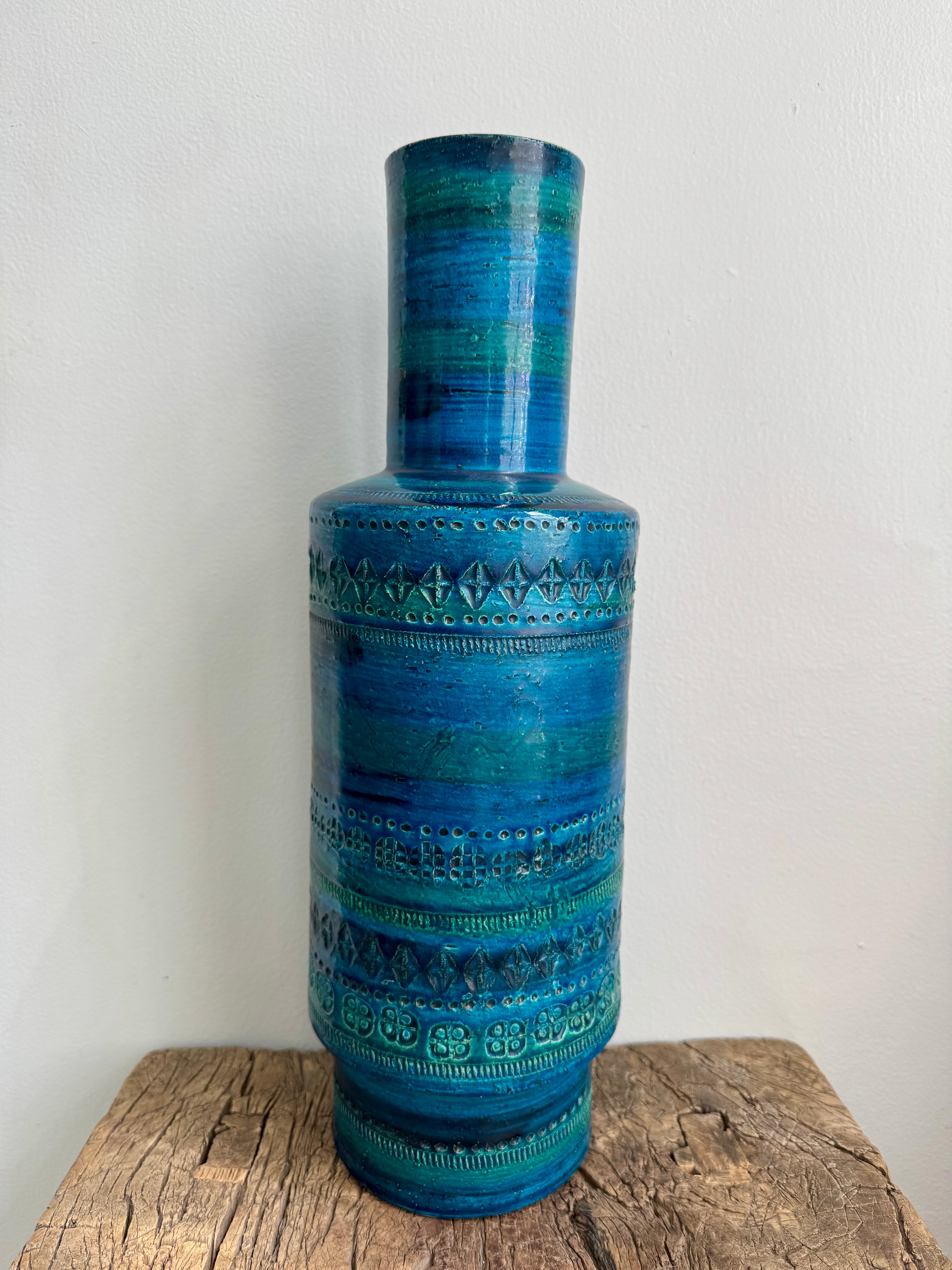 Bitossi Vintage Tall Ceramic Vase
