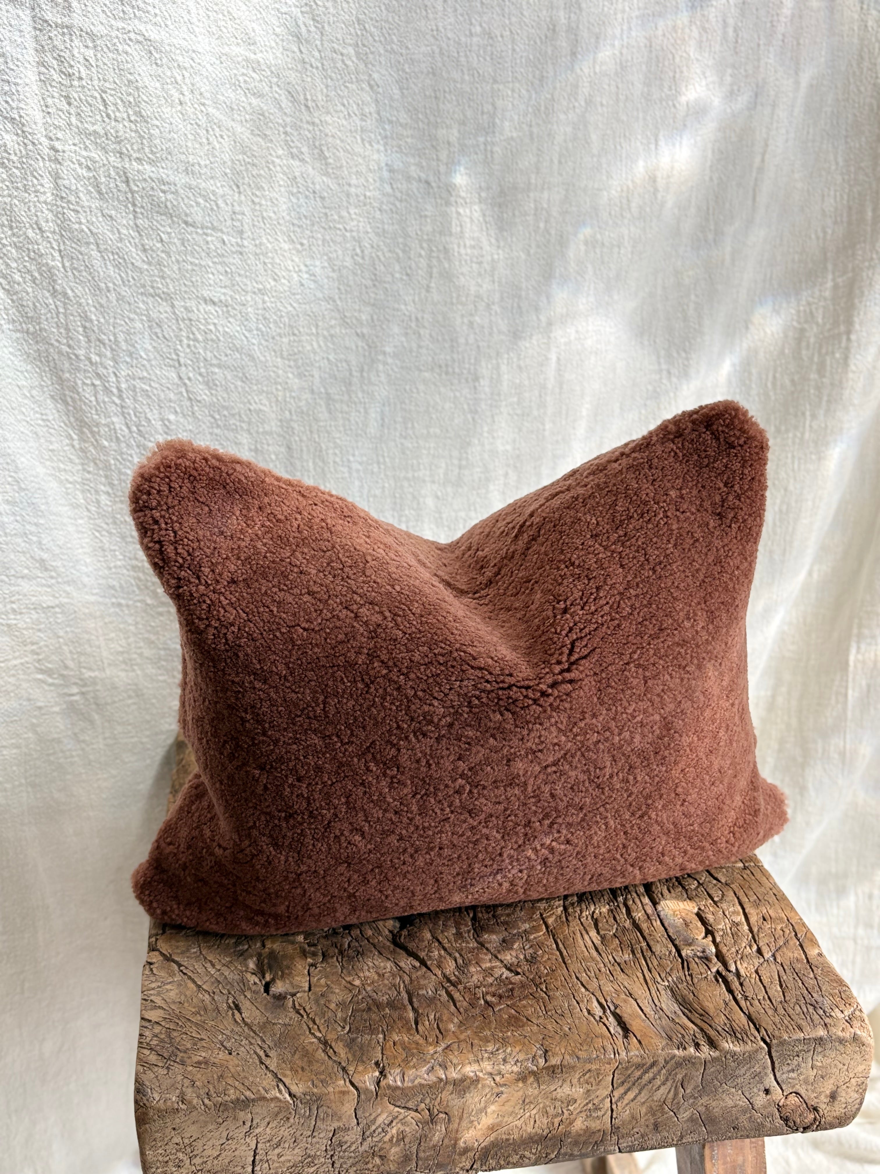 Maison de Vacances Cushion Vice Versa Tinted Bouclette Sheep 12" x 16"