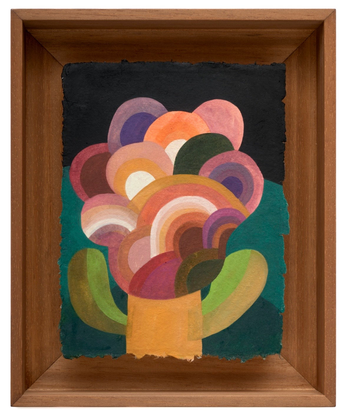 Caroline Rennequin Framed Painting 11.8" × 8.7"