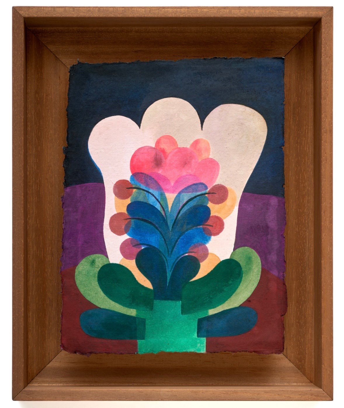 Caroline Rennequin Framed Painting 11.8" × 8.7"