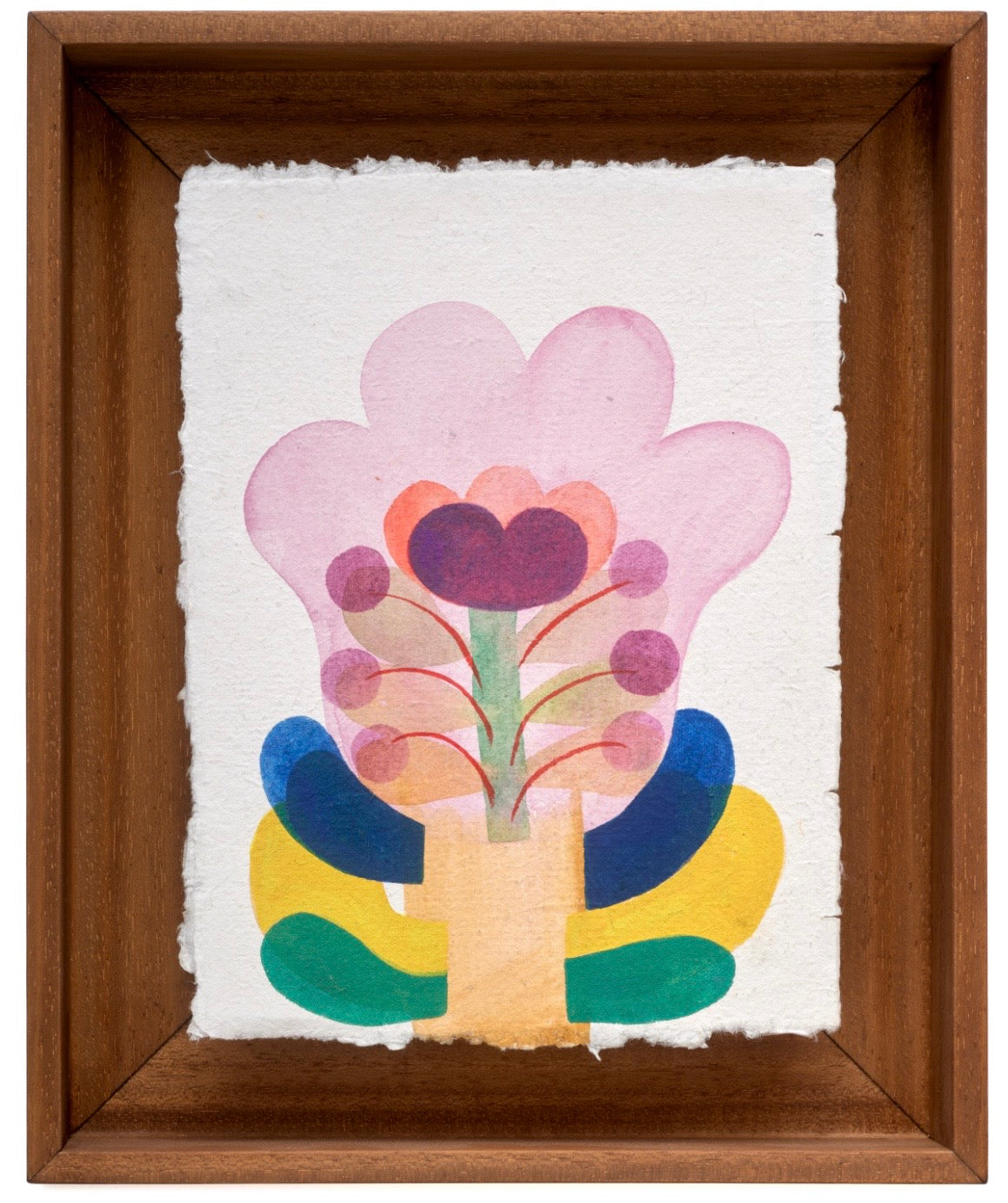 Caroline Rennequin Framed Painting 11.8" × 8.7"