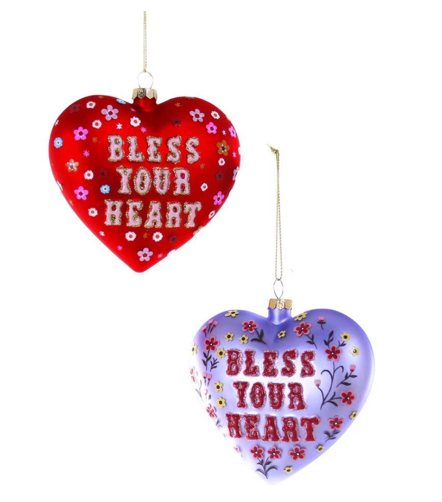 "Bless Your Heart" Ornament