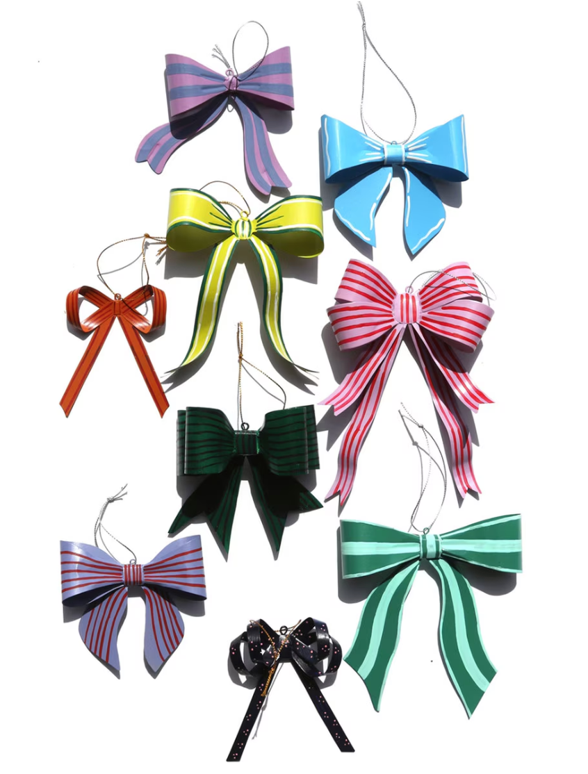 Metal Bow Ornament