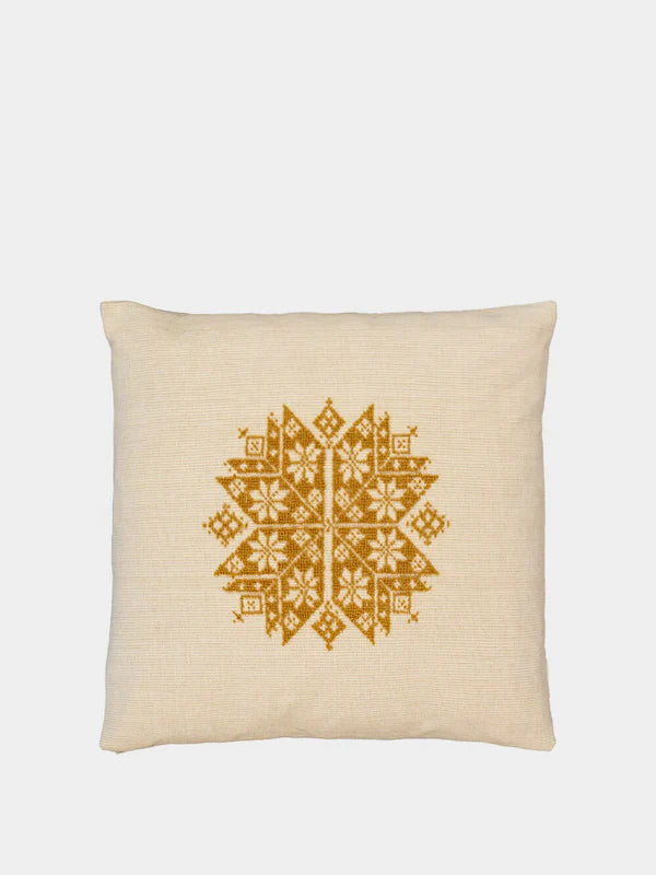 AUGUSTA COTTON & LINEN HANDMADE CUSHION