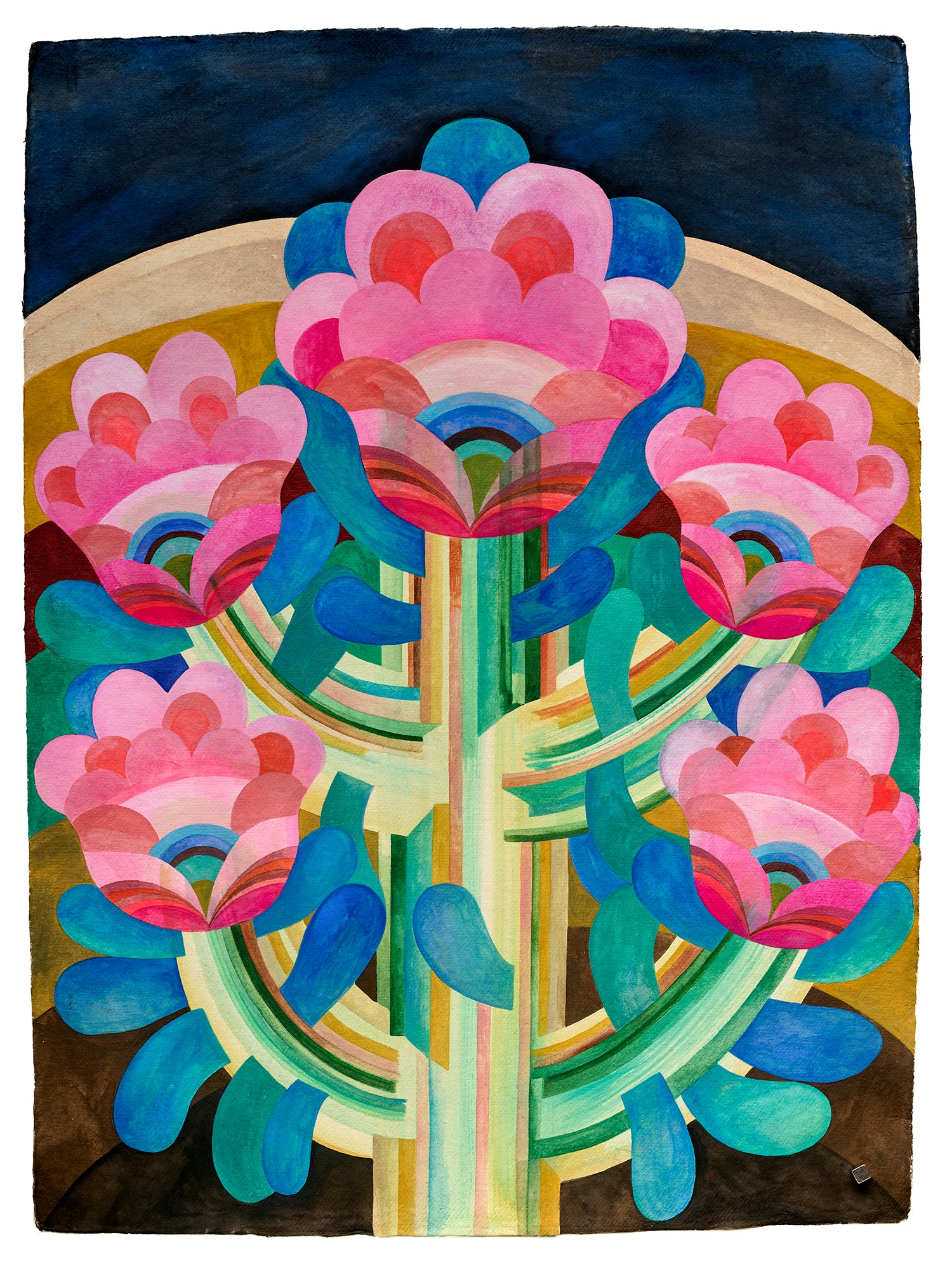 Caroline Rennequin Framed Painting 33.5" × 25.6"