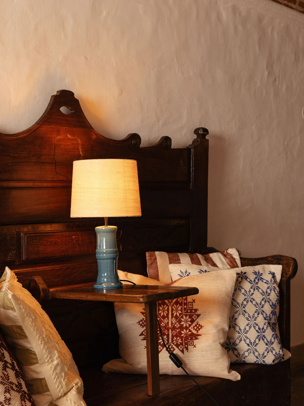 AUGUSTA COTTON & LINEN HANDMADE CUSHION