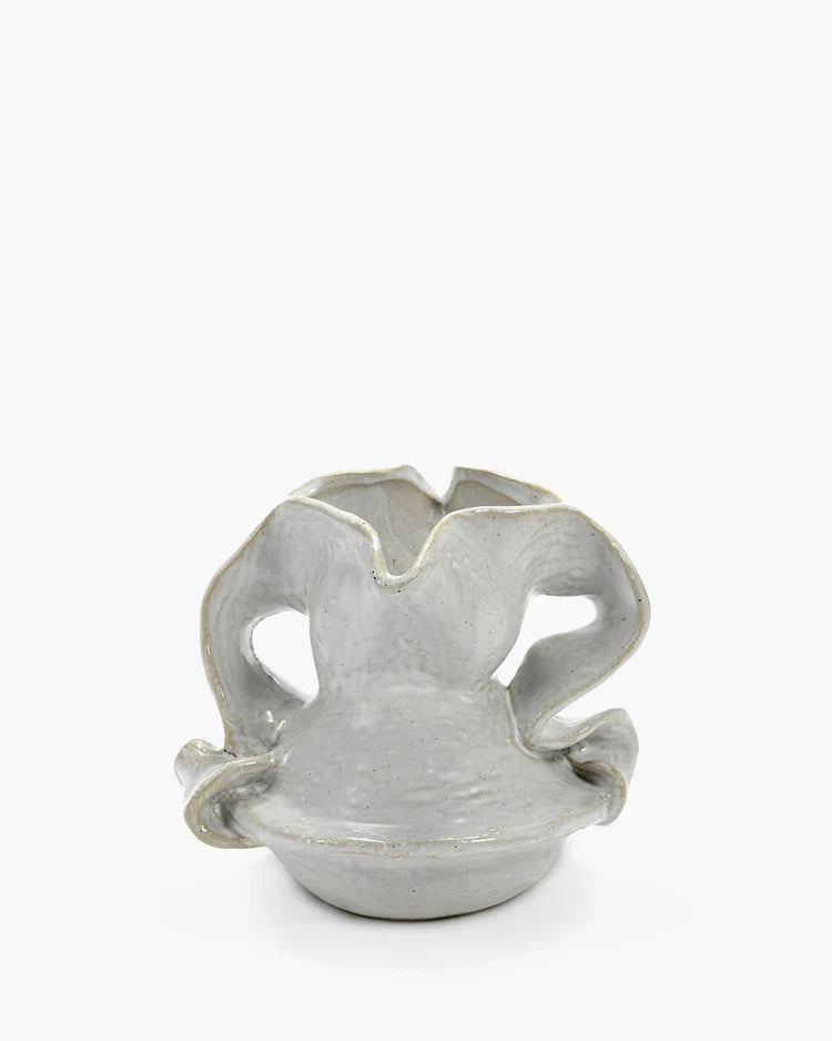 Vase 02 White Rosie