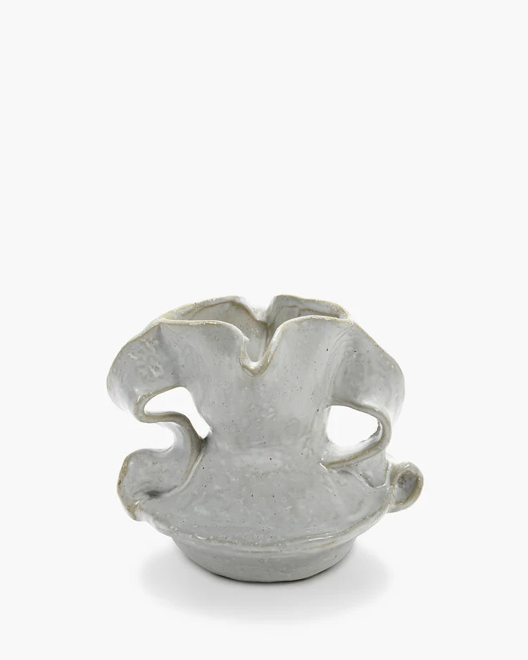Vase 02 White Rosie