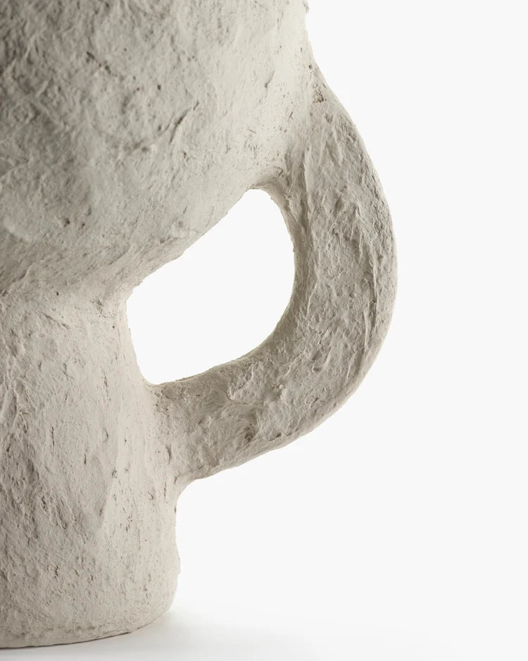 Vase Earth S, White