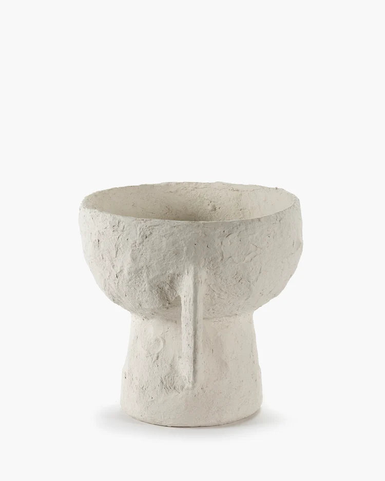Vase Earth S, White