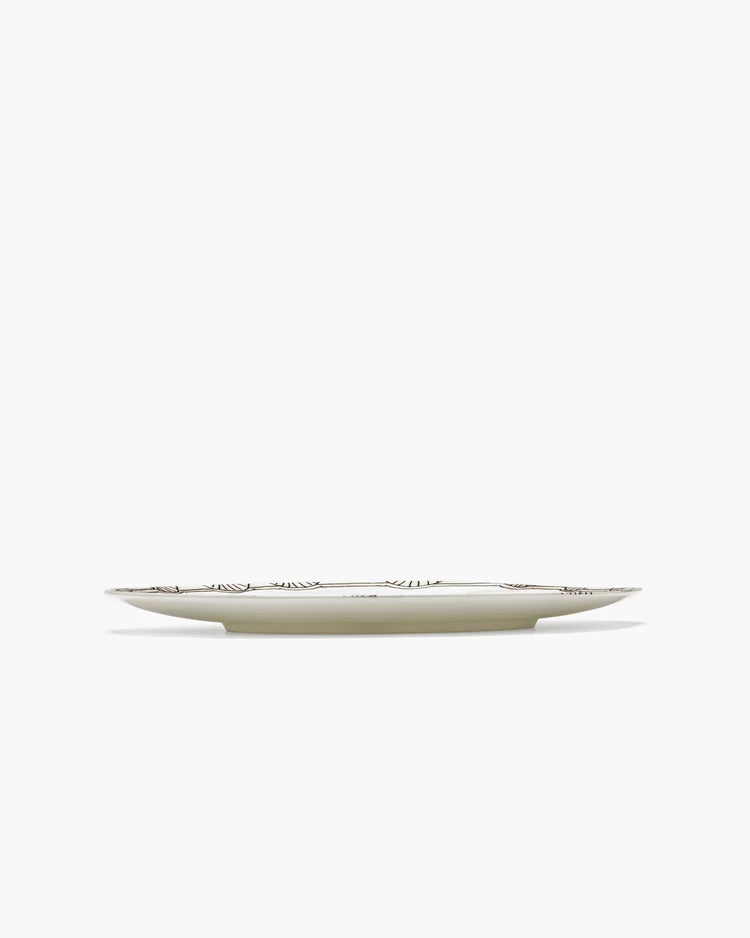 Marni Collection Serving Plate L Mirtillo Nude Midnight Flowers
