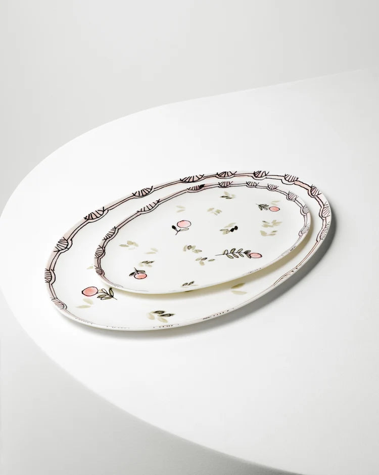 Marni Collection Oval Plate °2 S Mirtil Nude