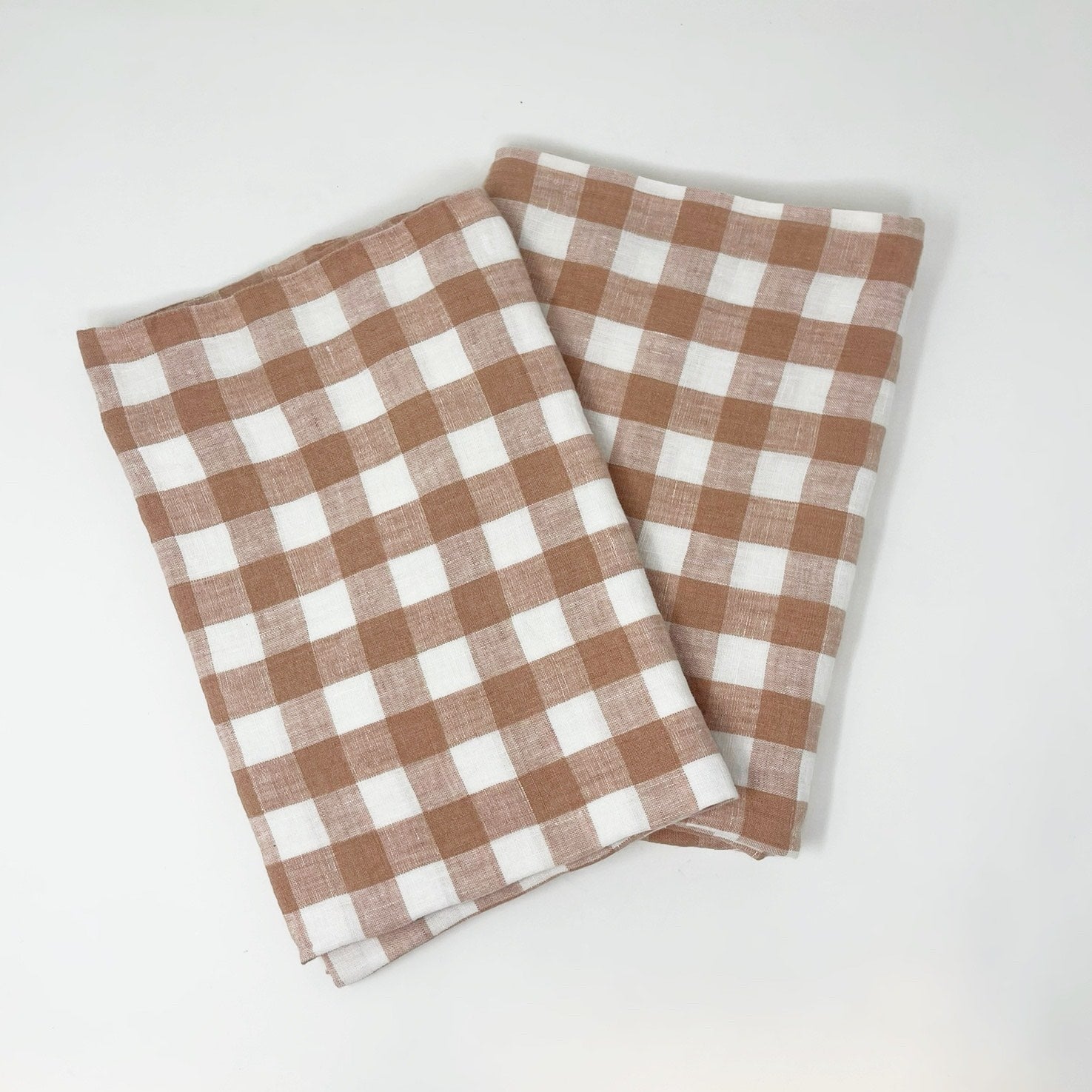100% Linen Standard Pillowcase - Patterned