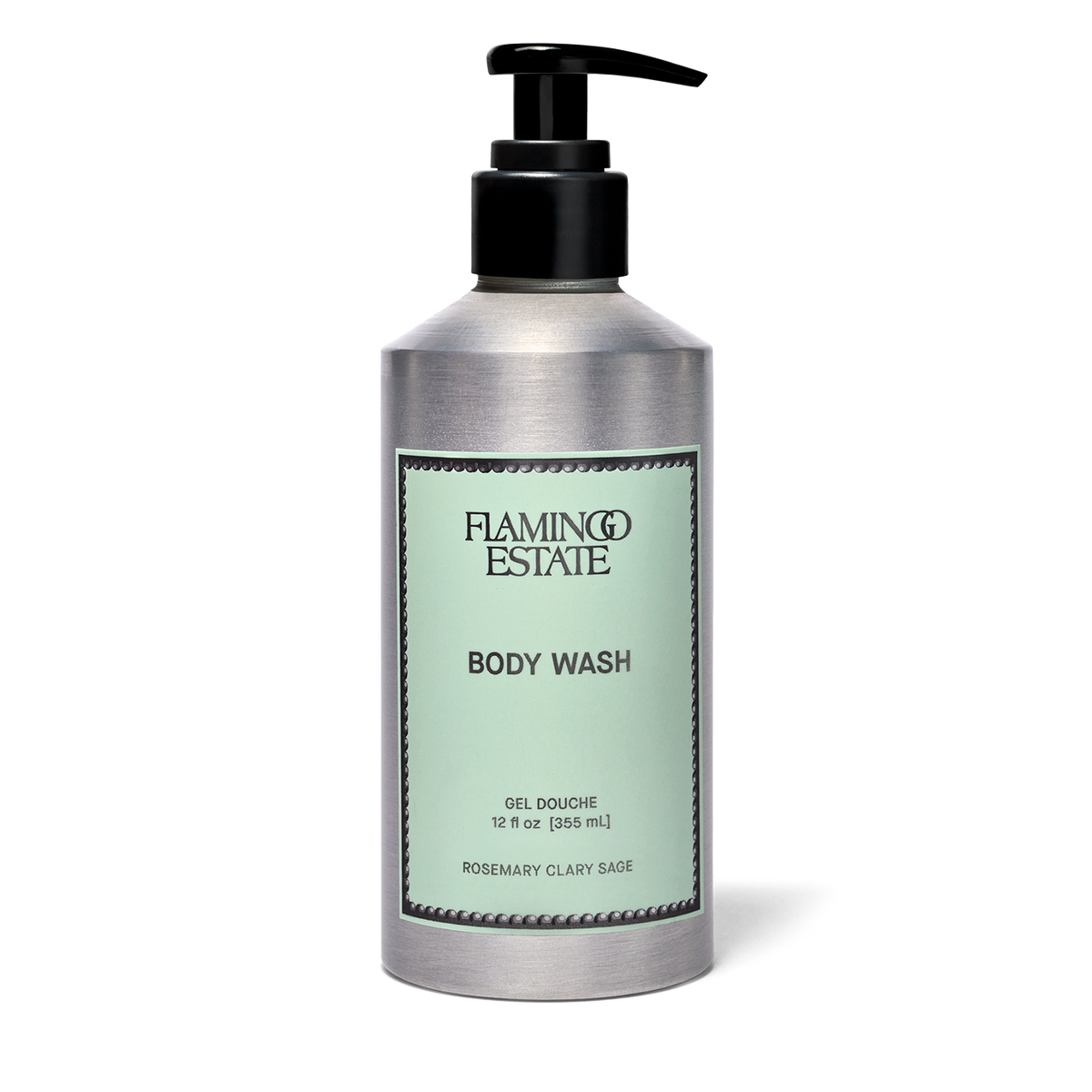 Flamingo Estate Rosemary Clary Sage Body Wash 12oz.