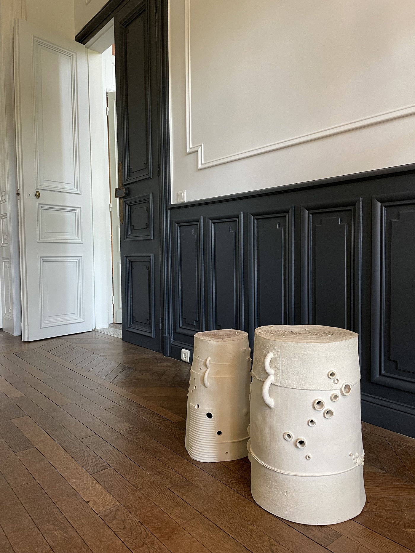Handmade Ceramic Side Table/Stool