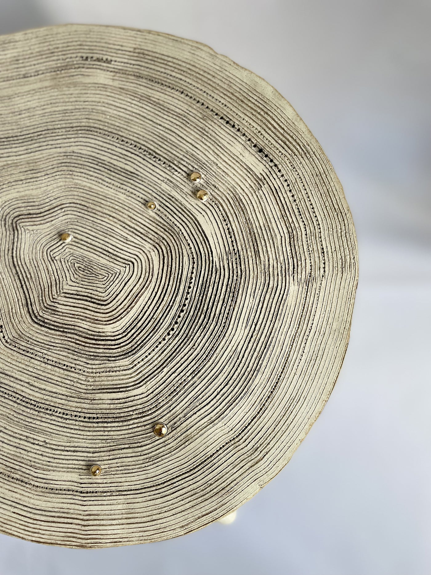 Handmade Ceramic Side Table/Stool