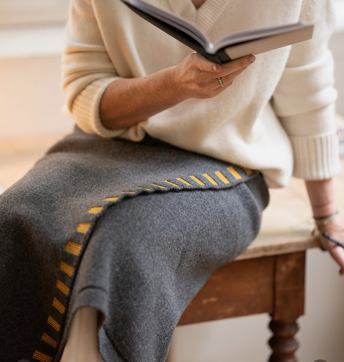 Mataluu Blanket Wrap with a Leather Bound Magnetic Closure