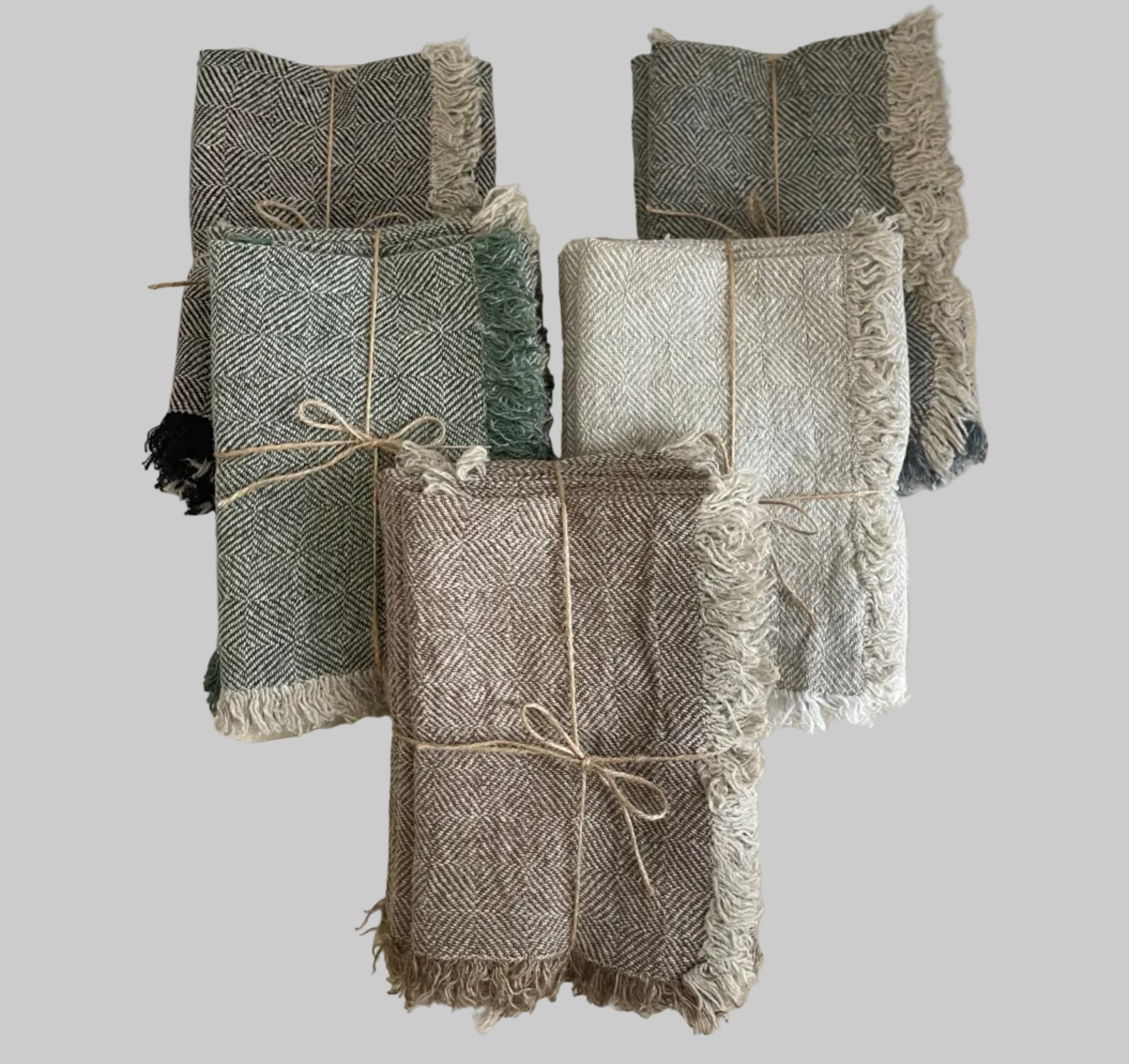 Set of 4 Dinner Napkins Small Tribu