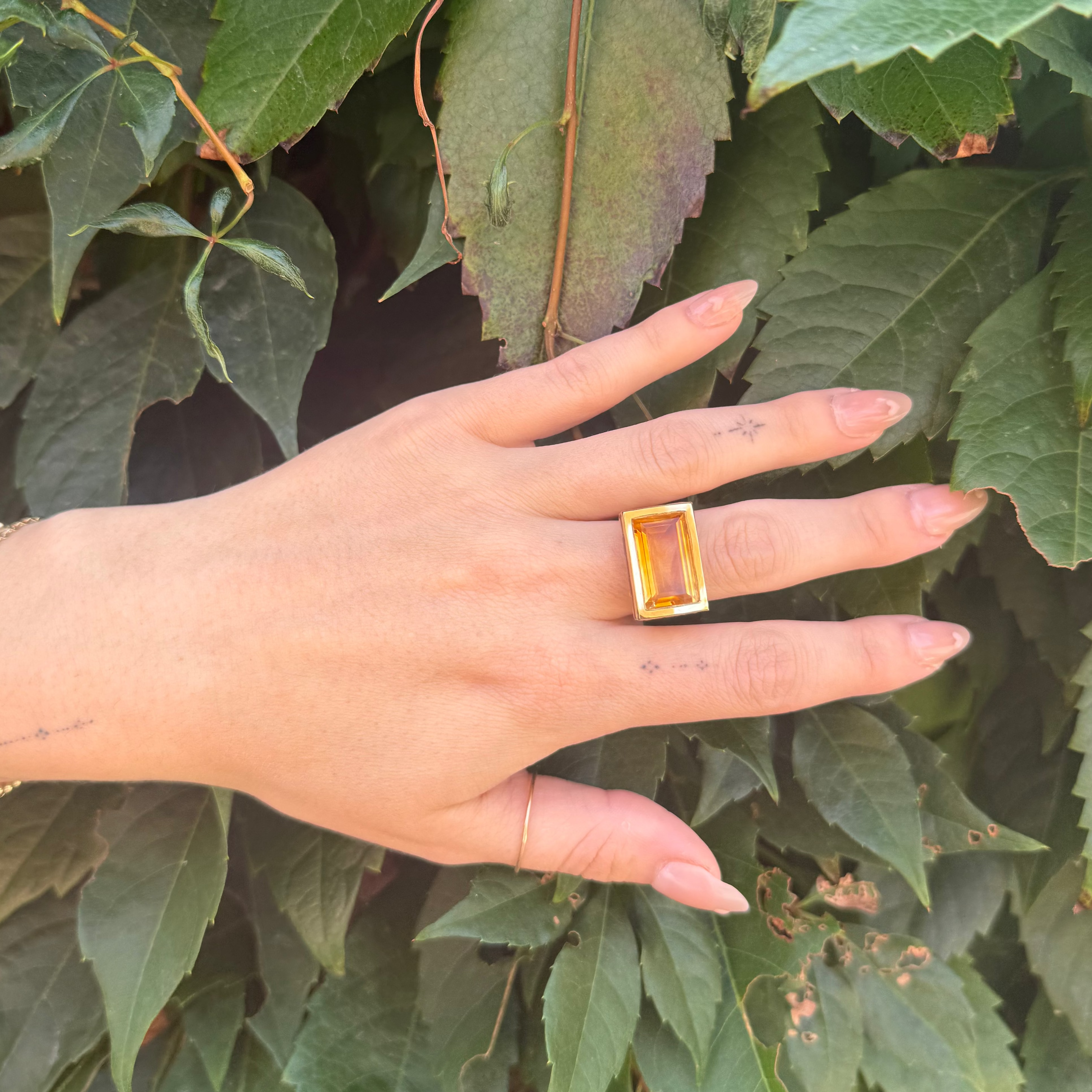 Pascale Monvoisin Poppy Citrine Ring