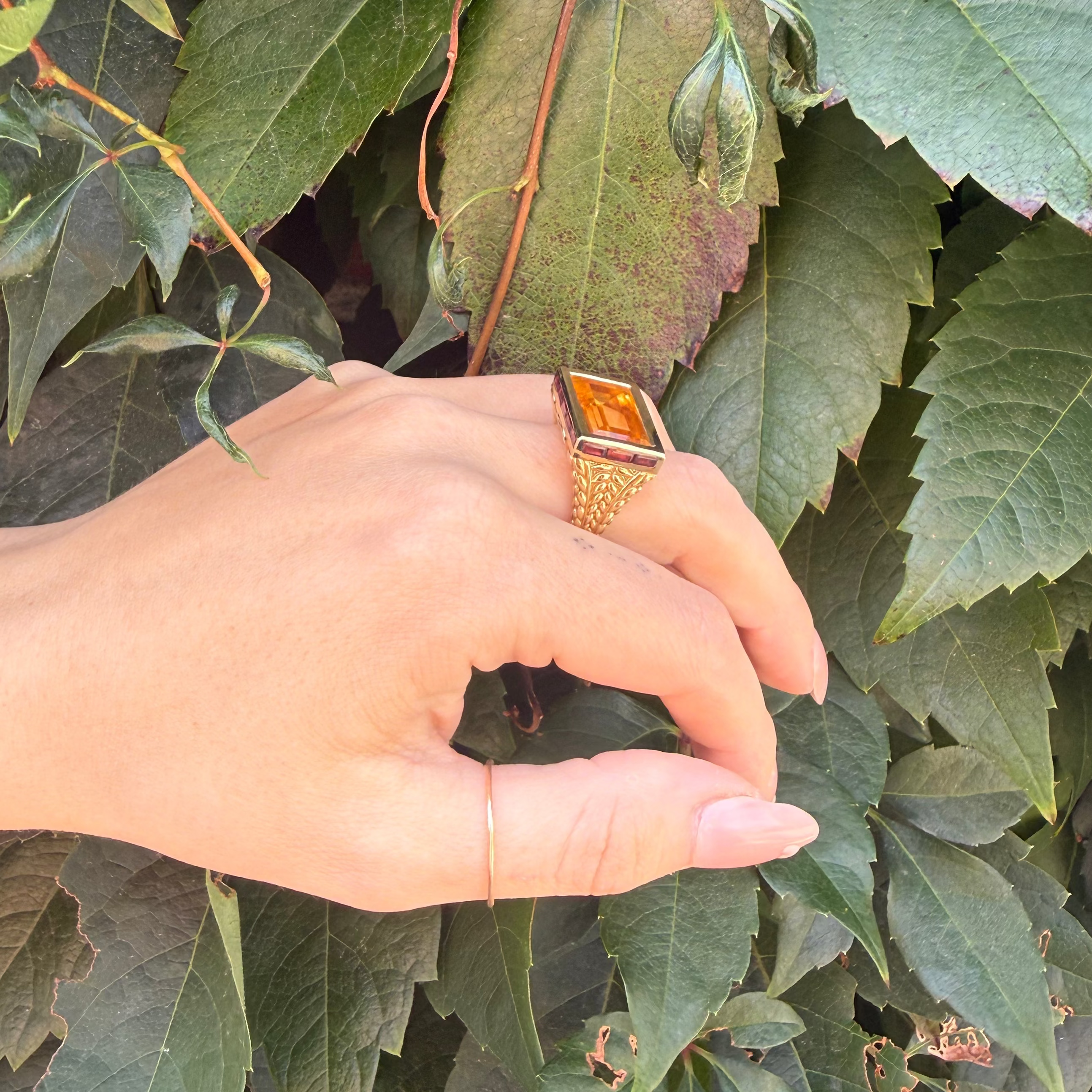 Pascale Monvoisin Poppy Citrine Ring