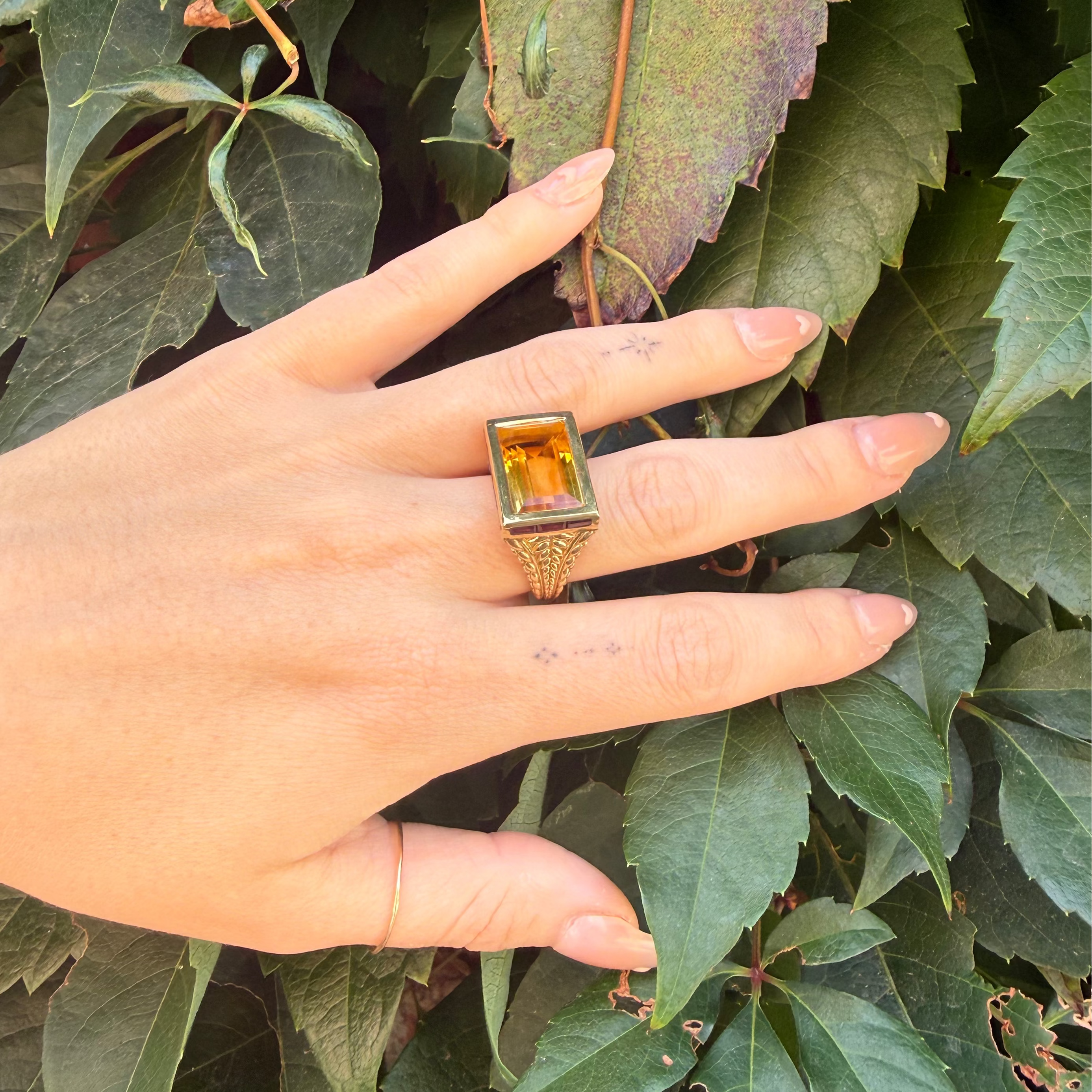Pascale Monvoisin Poppy Citrine Ring