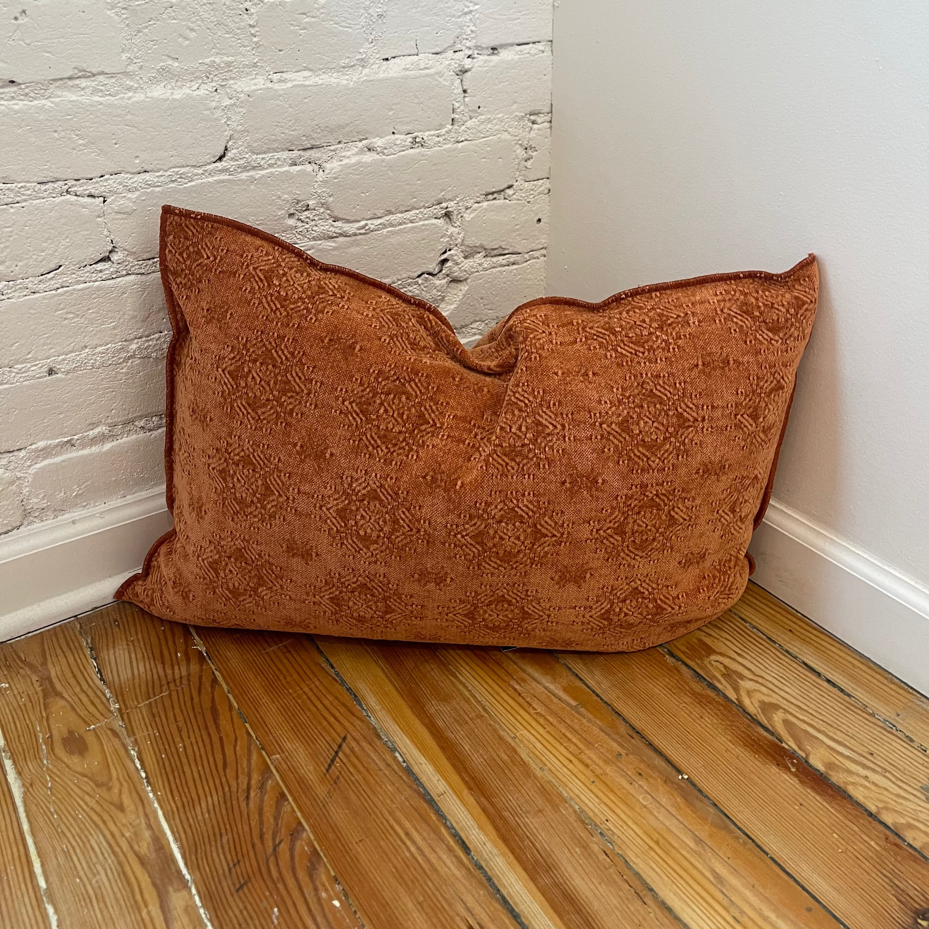 Maison de Vacances Cushion Vice Versa Stone Washed Jacquard Kilim 16" x 24"