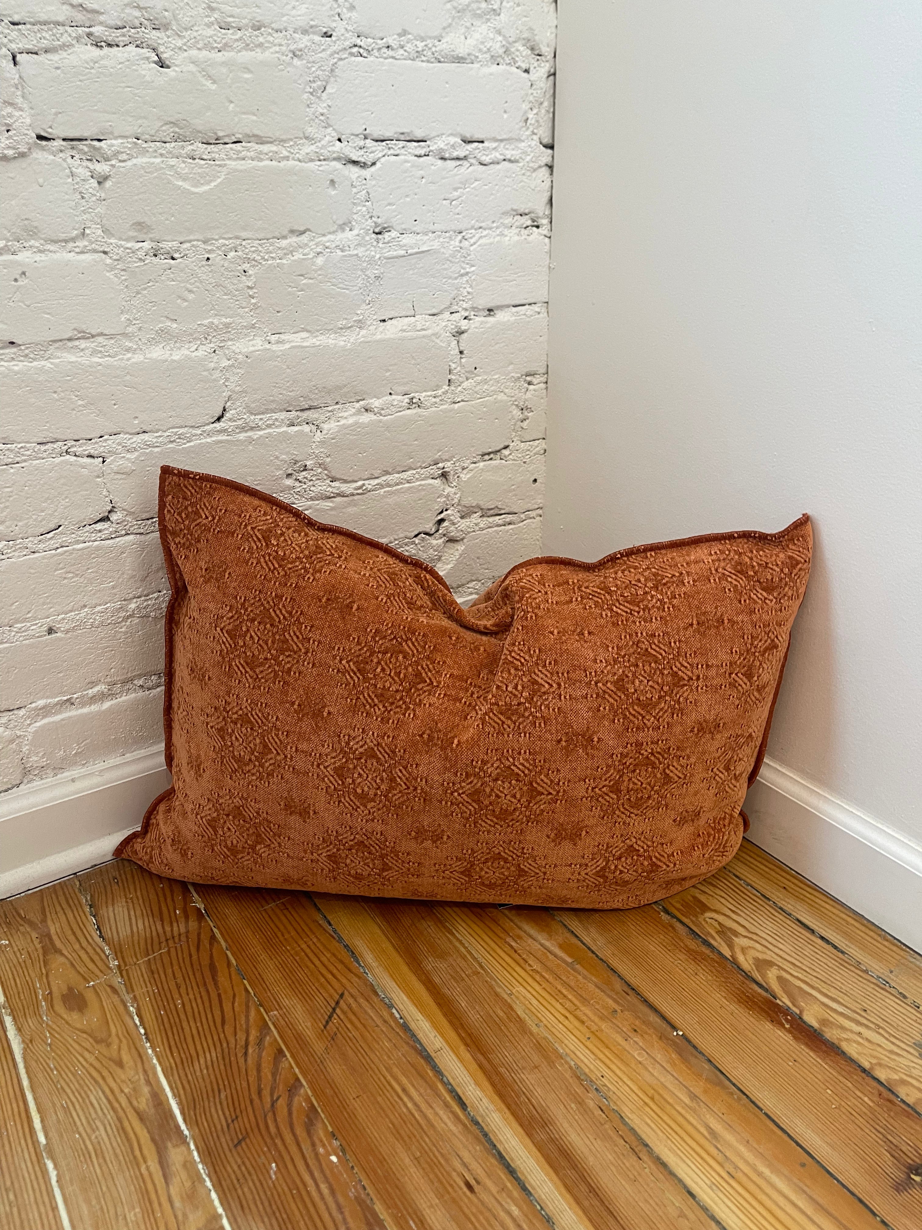Maison de Vacances Cushion Vice Versa Stone Washed Jacquard Kilim 12" x 20"