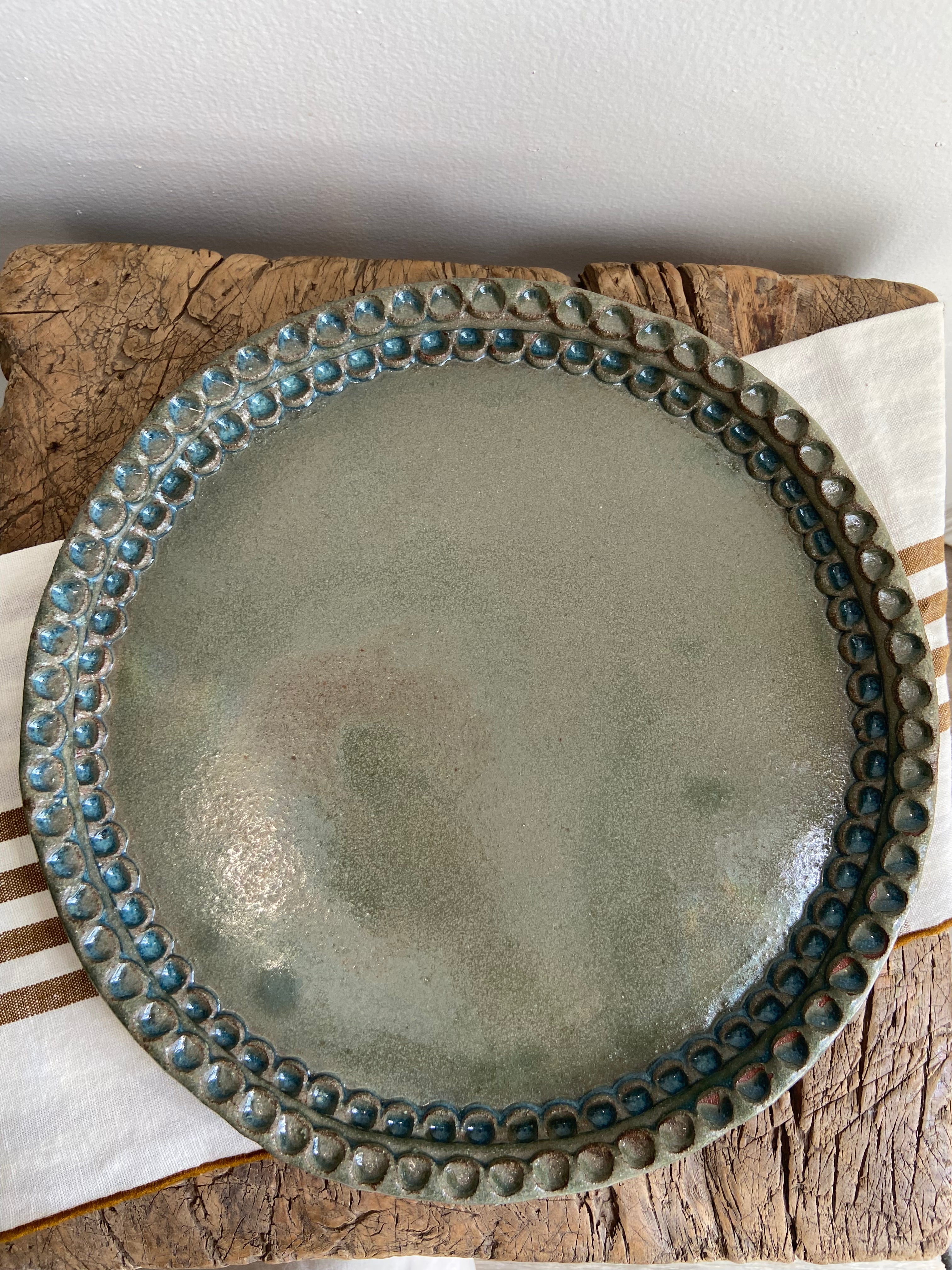 Handmade Ceramic Serving Plate