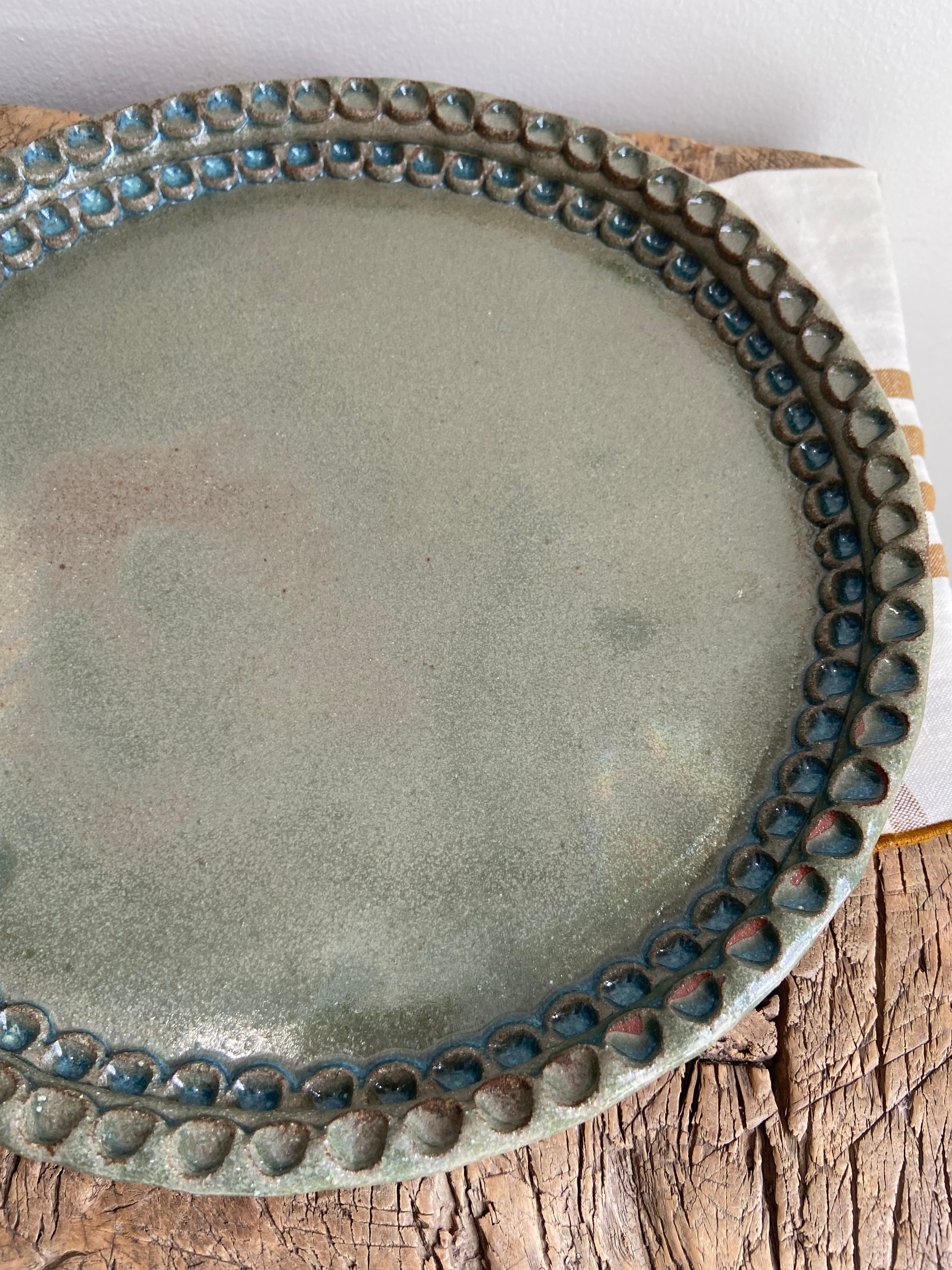 Handmade Ceramic Serving Plate
