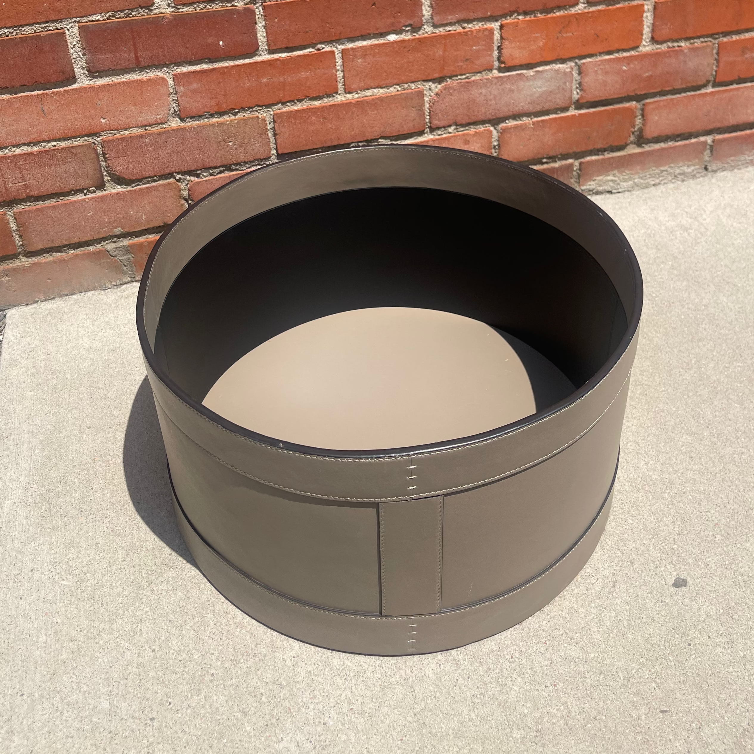 Round Short Mud Large Basket