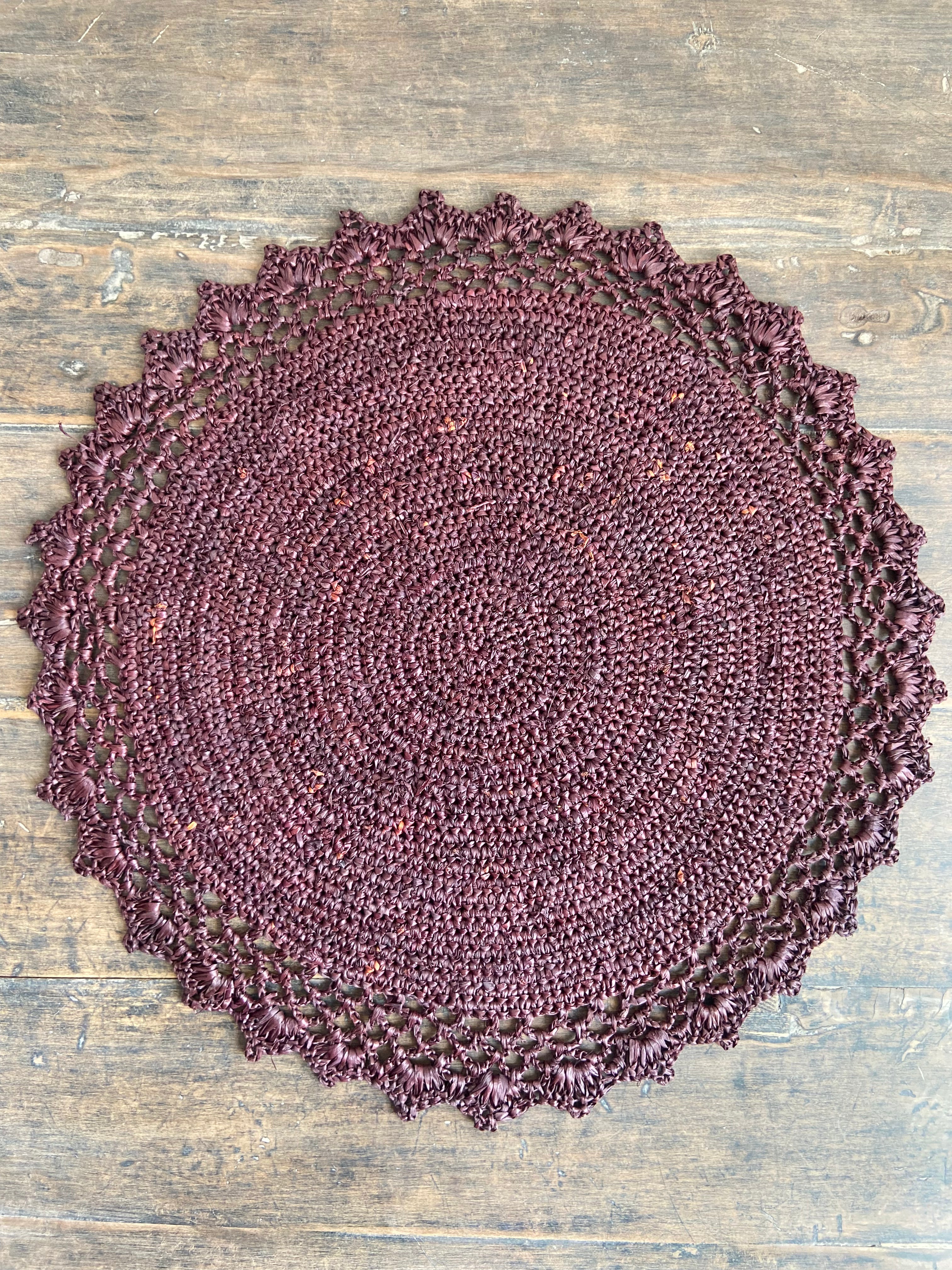 Calais Round Raffia Placemat