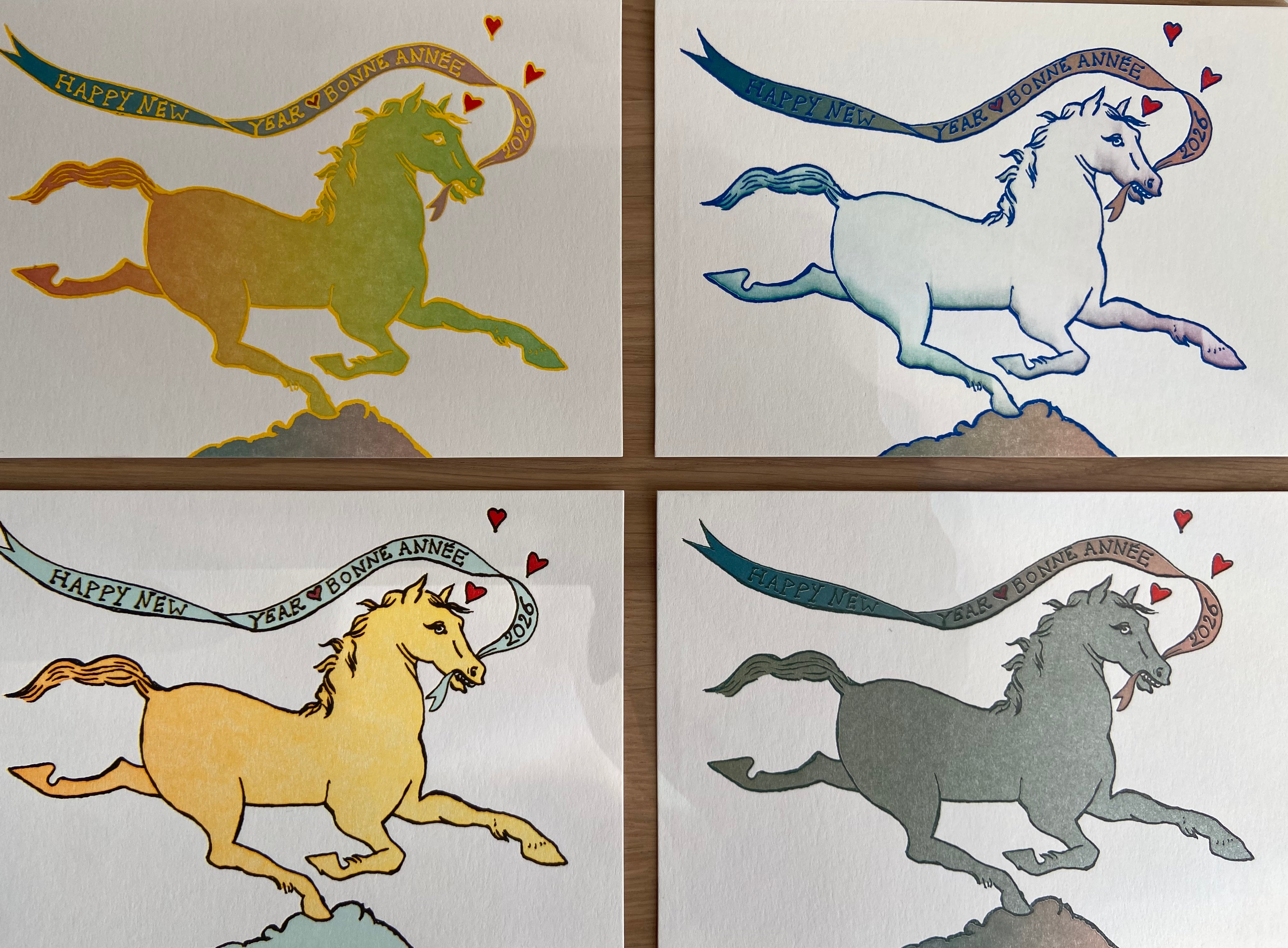 Astier de Villatte 2026 Horse Postcard